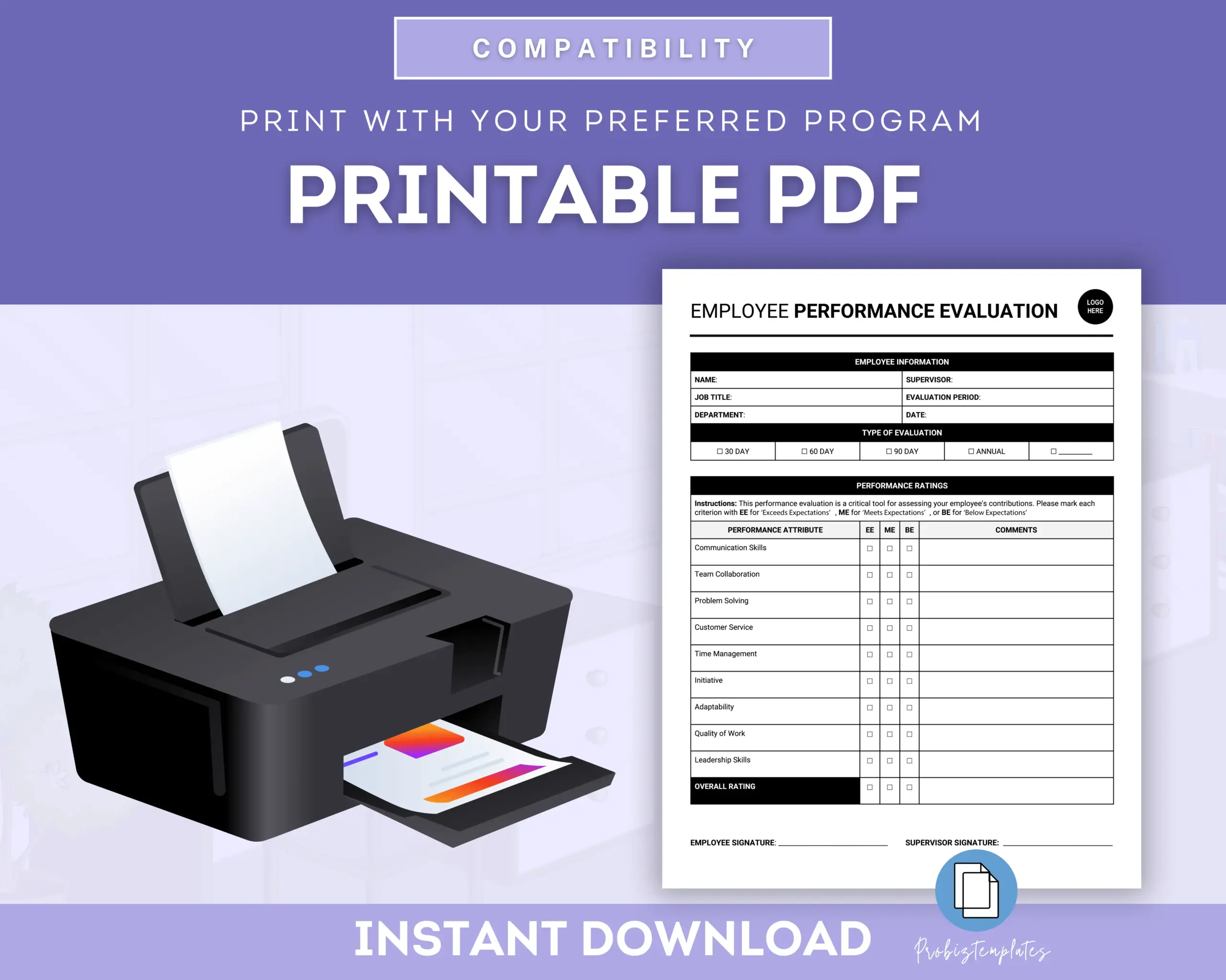 Employee Performance Evaluation Form - Image 5