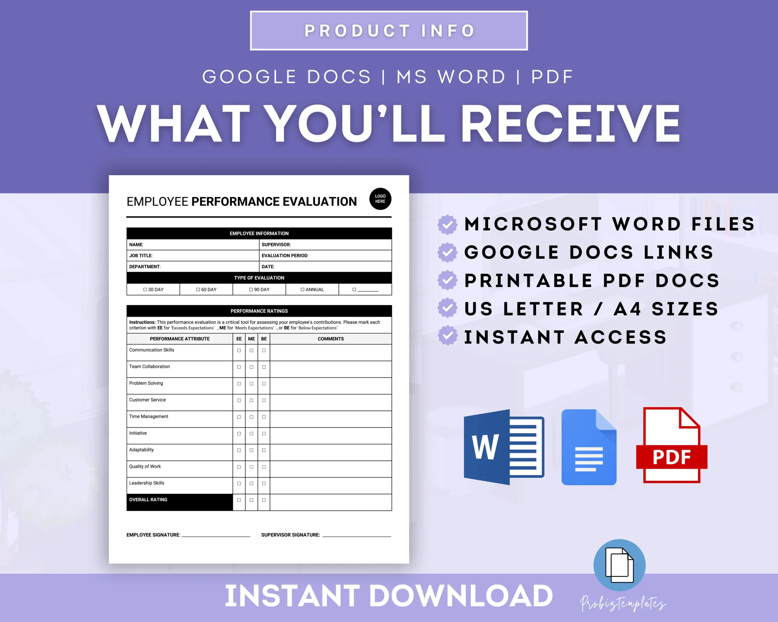 Employee Performance Evaluation Form - Image 6