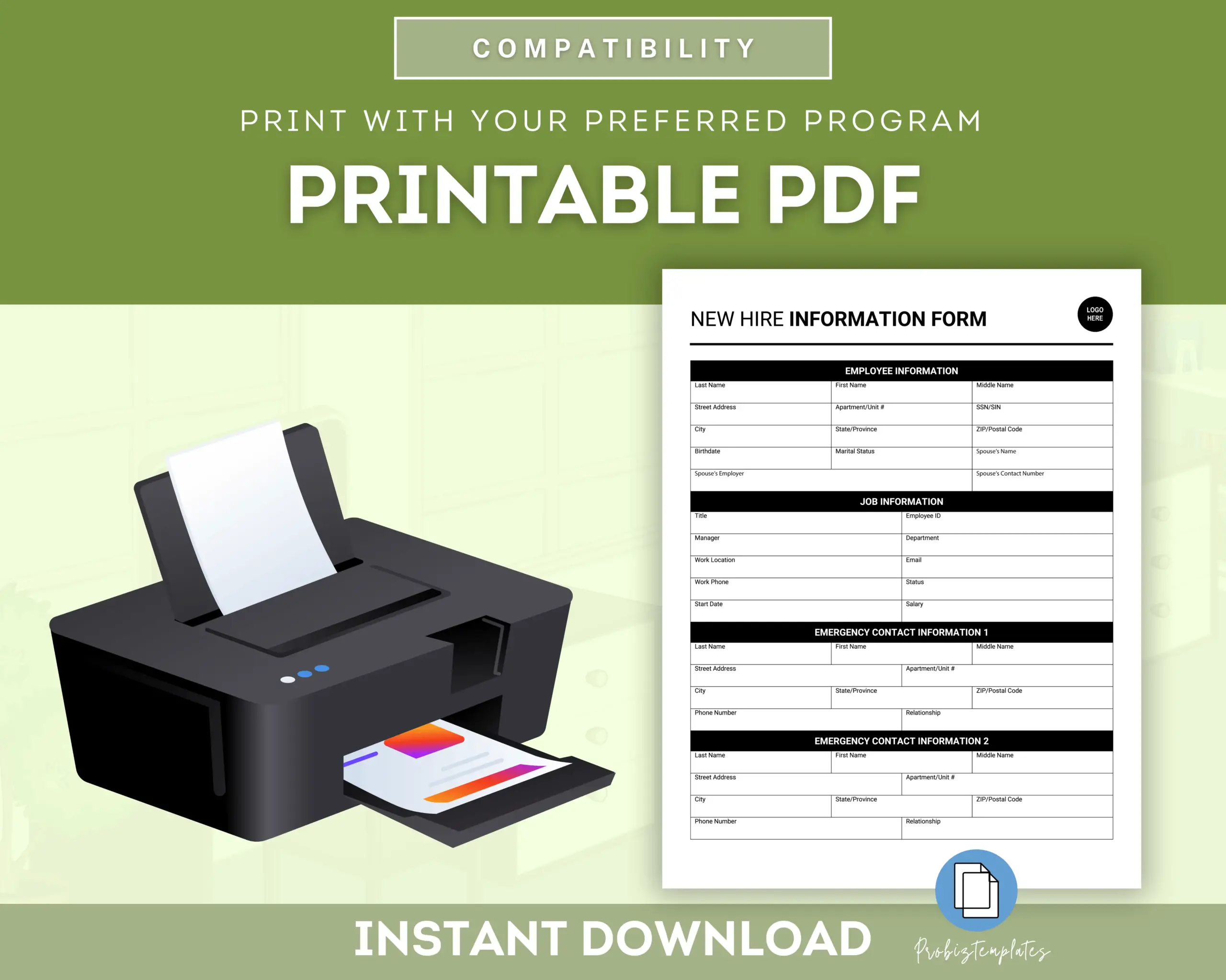 New Hire Information Form - Image 5