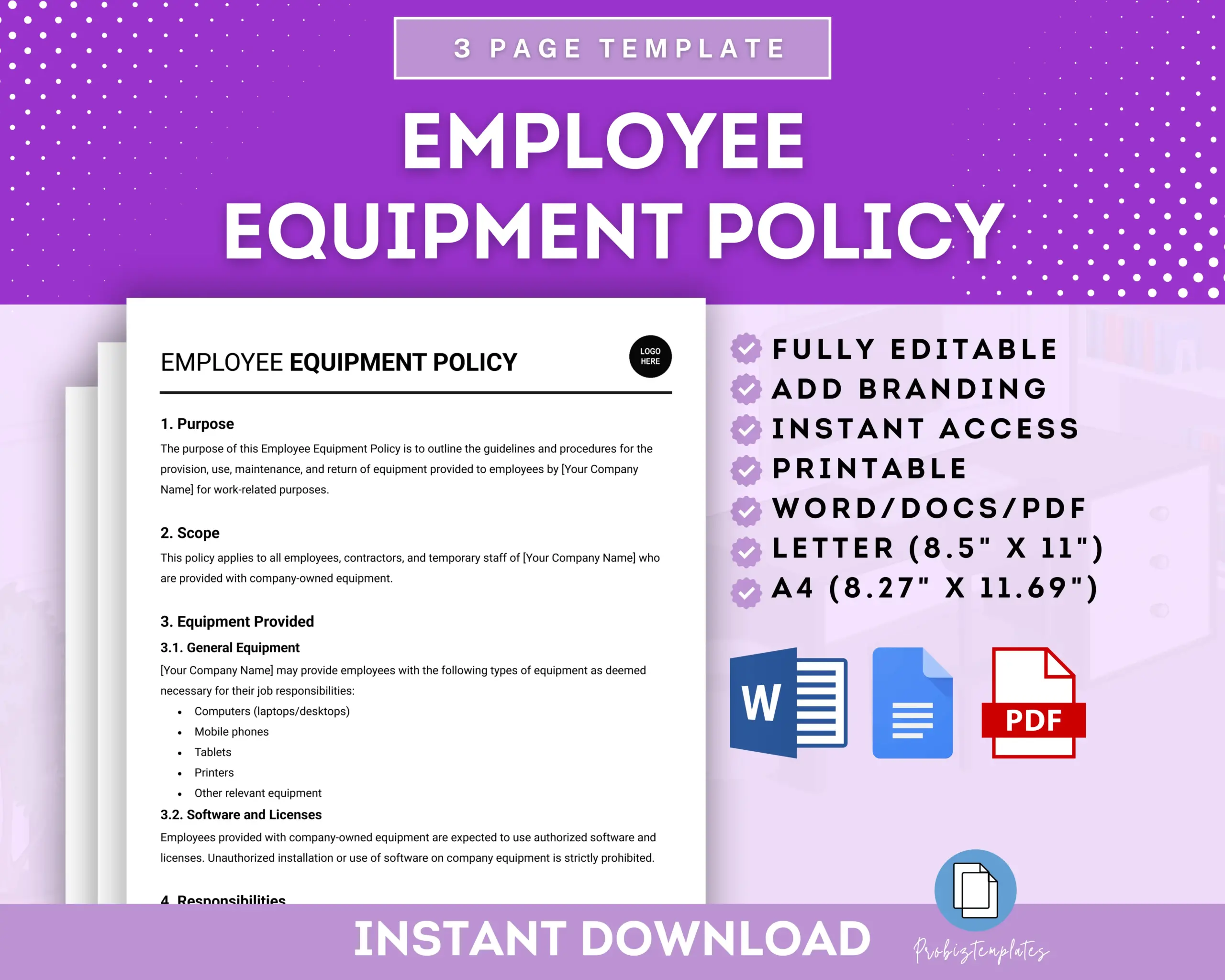 Employee Equipment Policy