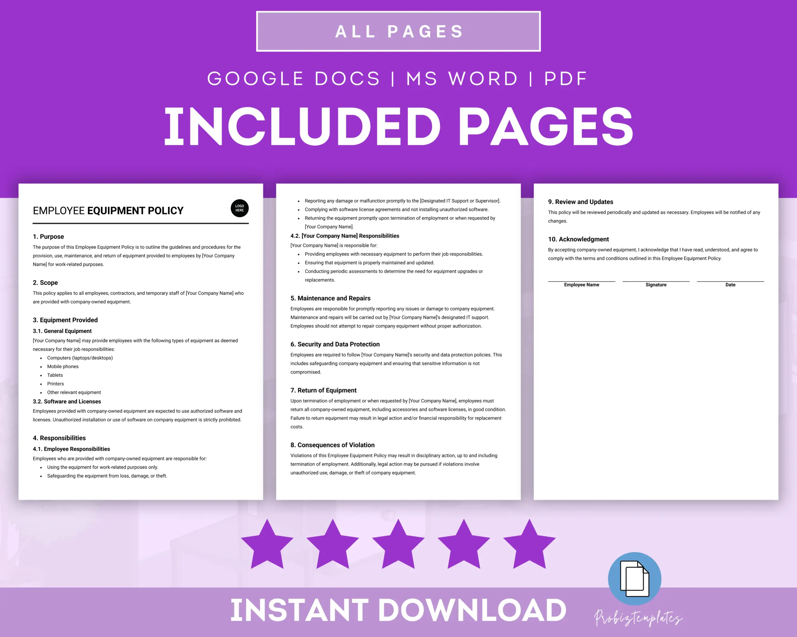 Employee Equipment Policy - Image 2