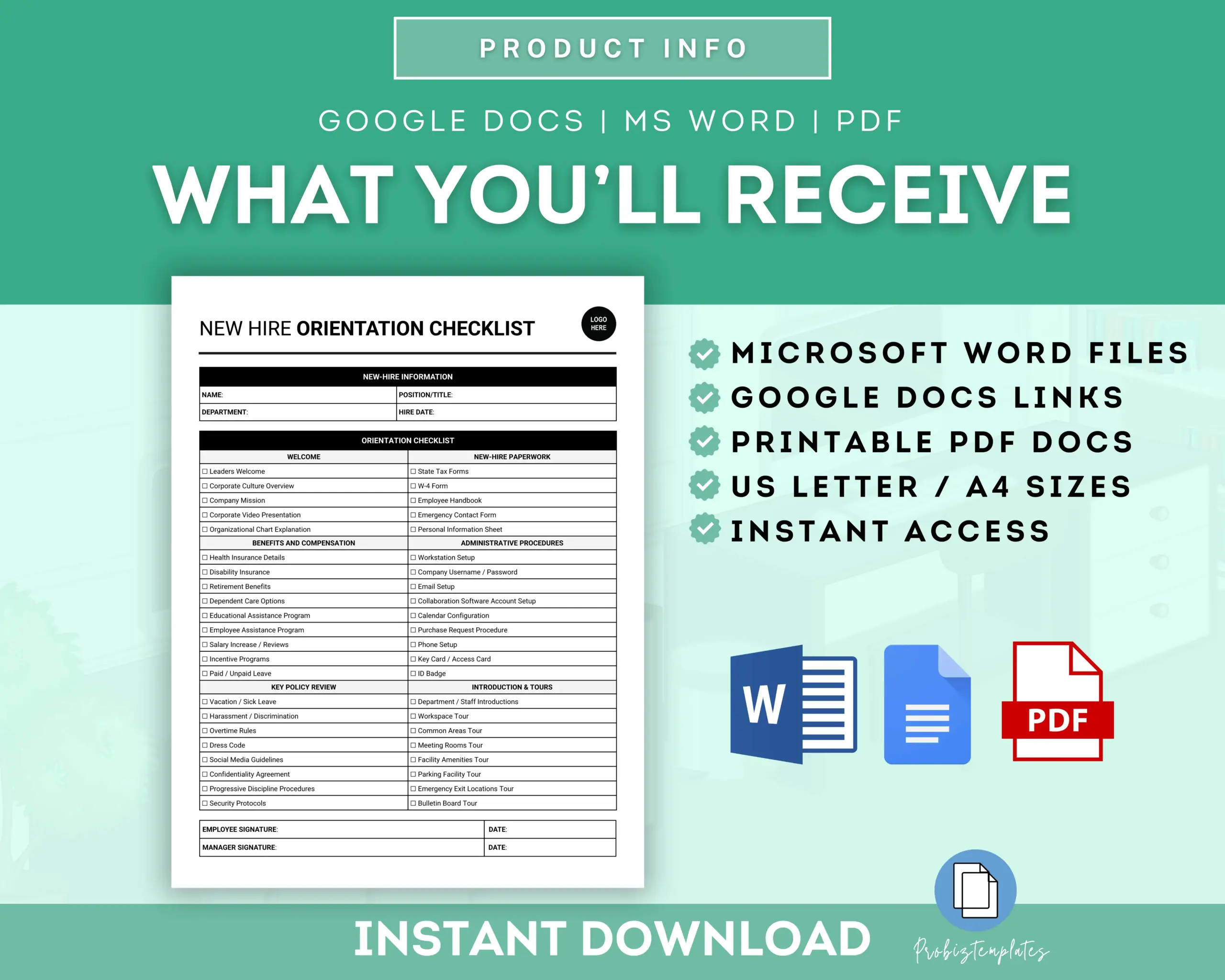 New Hire Orientation Checklist - Image 6