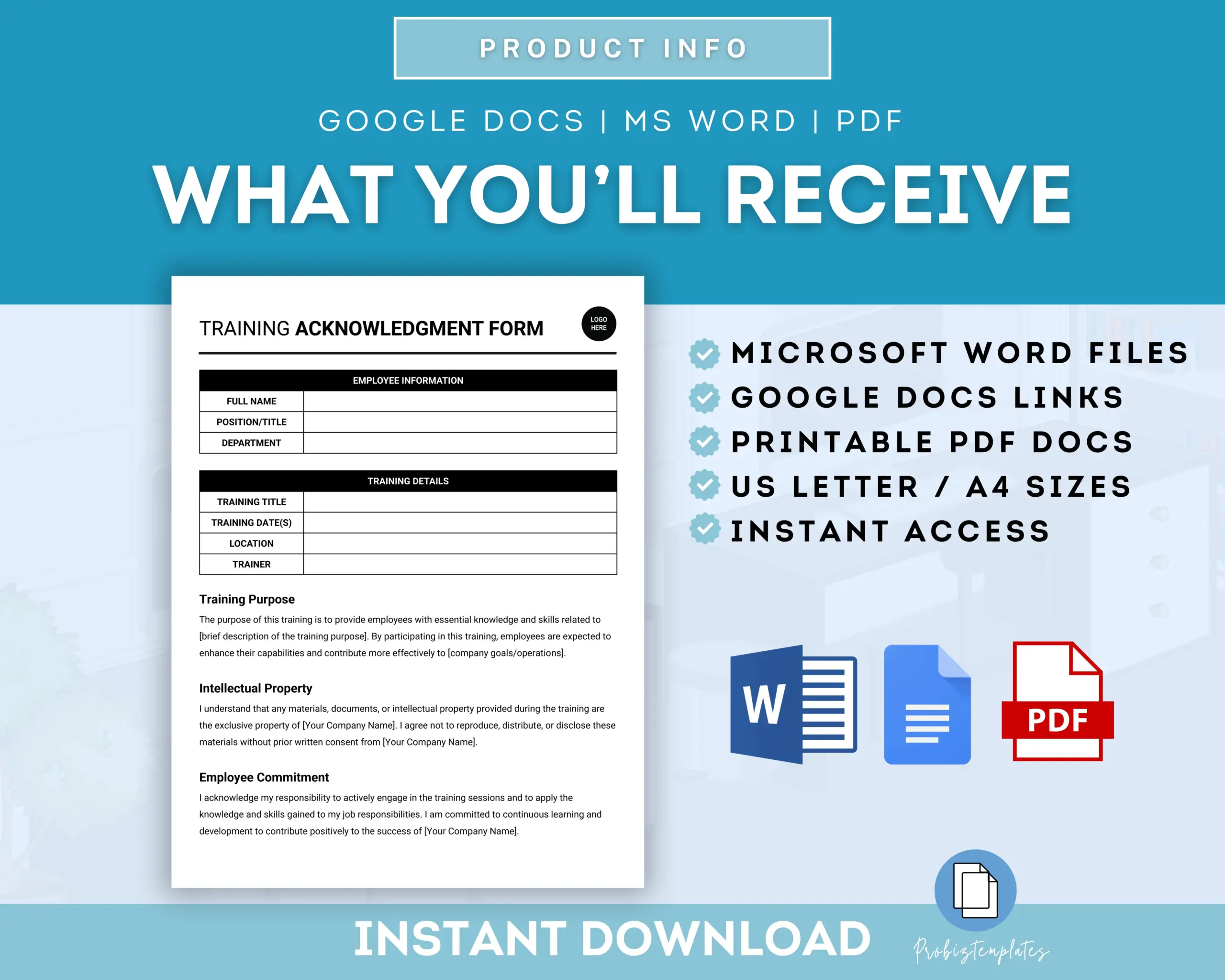 Employee Training Acknowledgment Form - Image 7