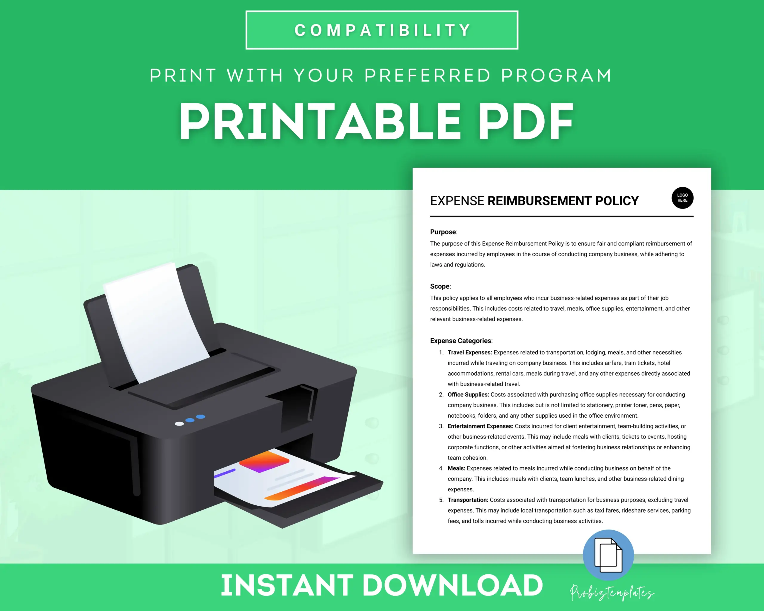 Employee Expense Reimbursement Policy Template - Image 6