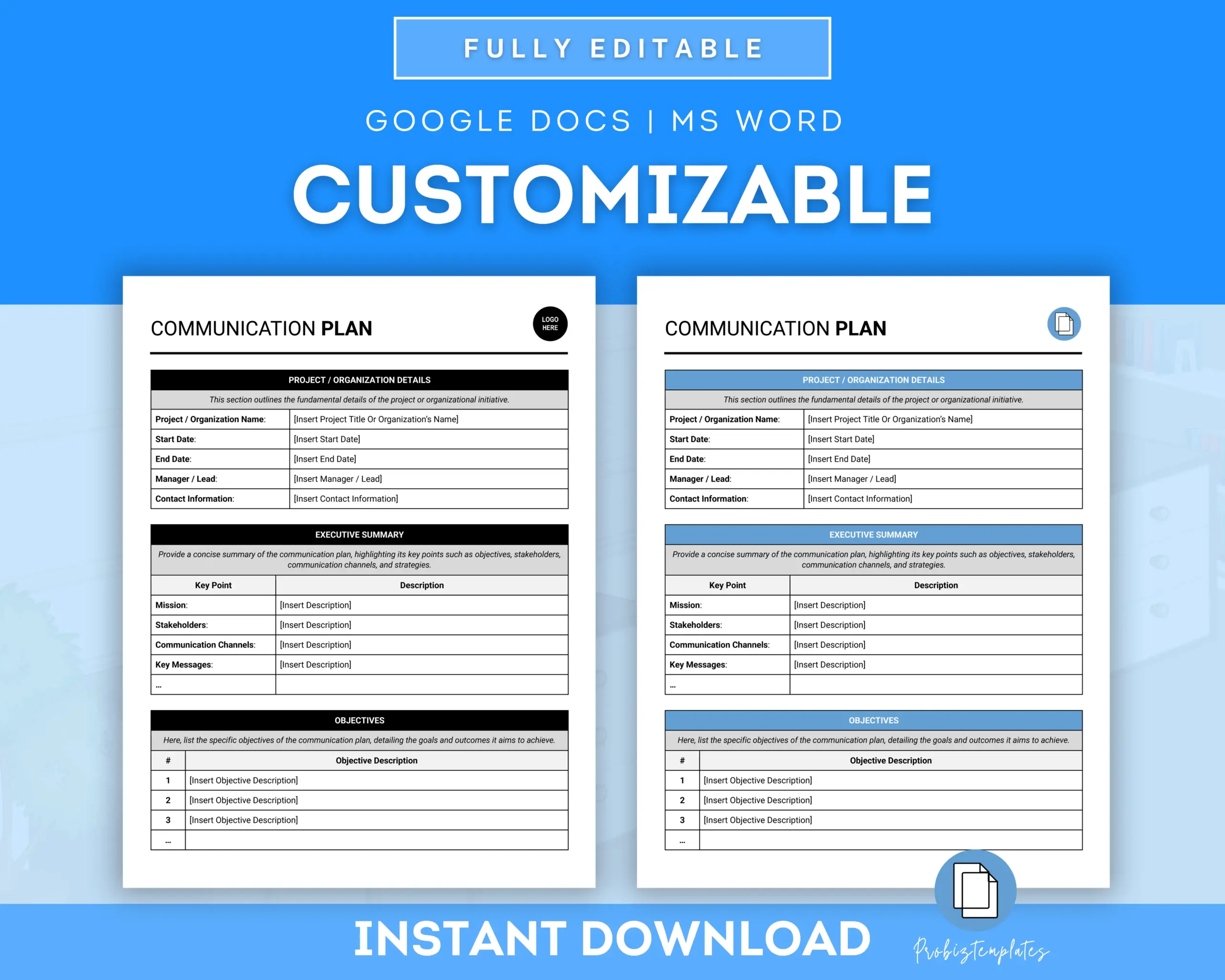 Communication Plan Template - Image 3