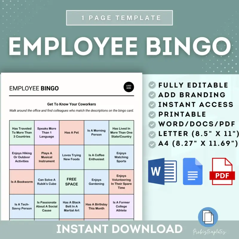 Employee Bingo