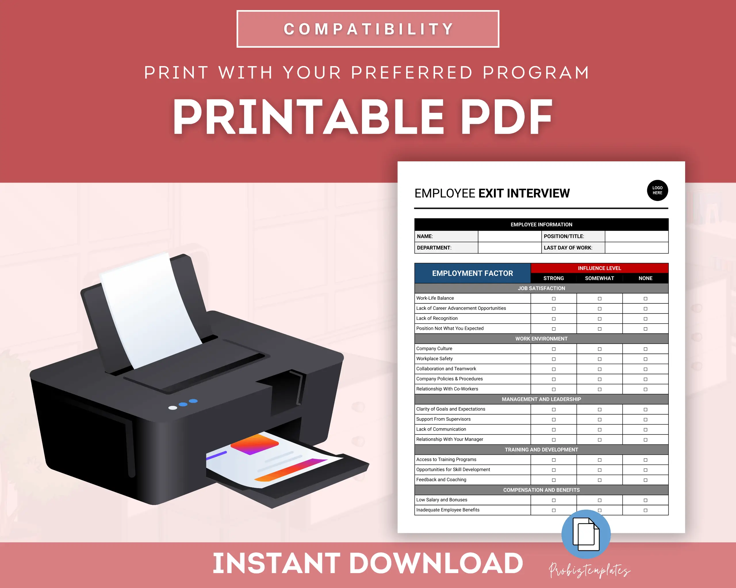 Employee Exit Interview Template - Image 5