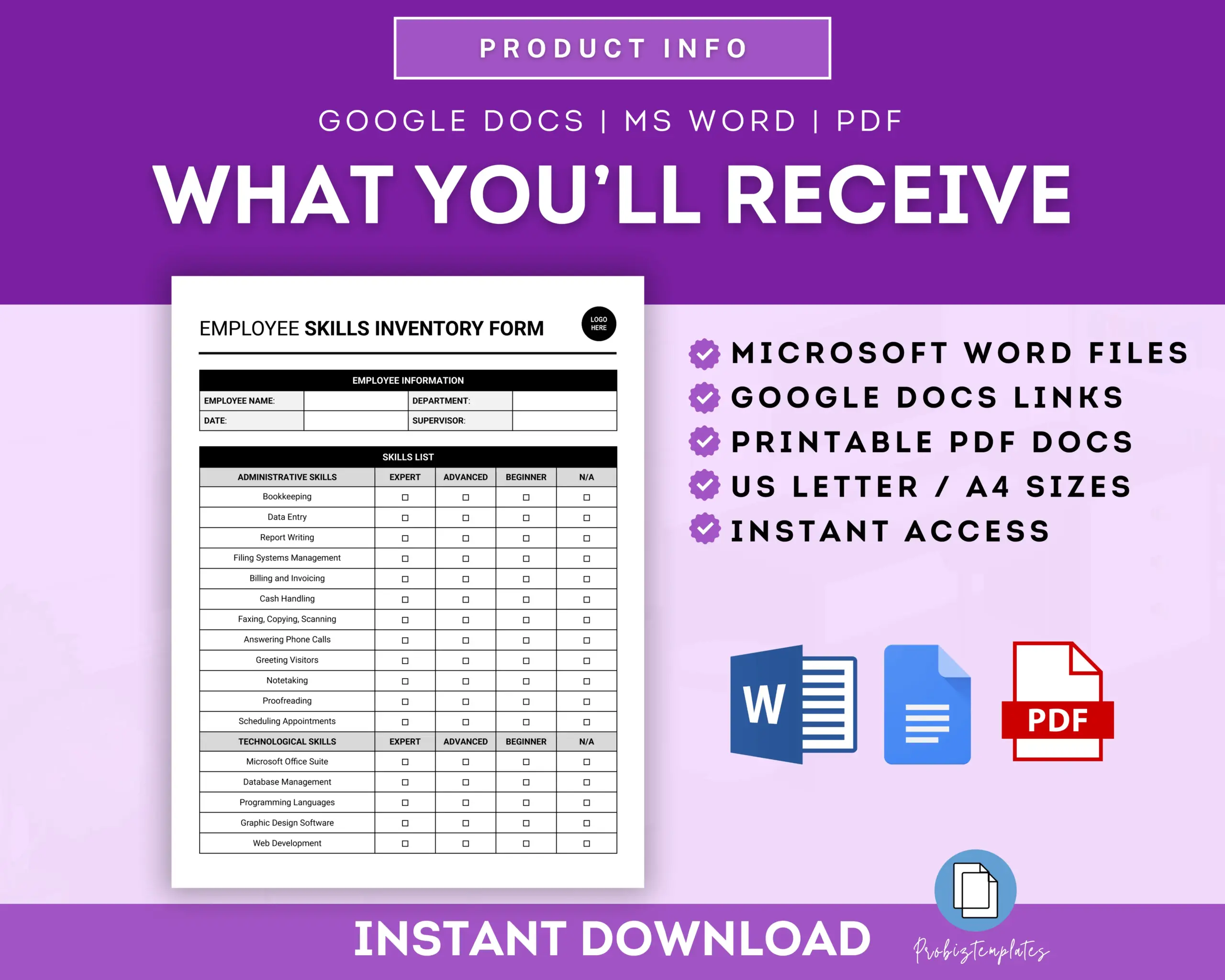 Employee Skills Inventory Form - Image 7