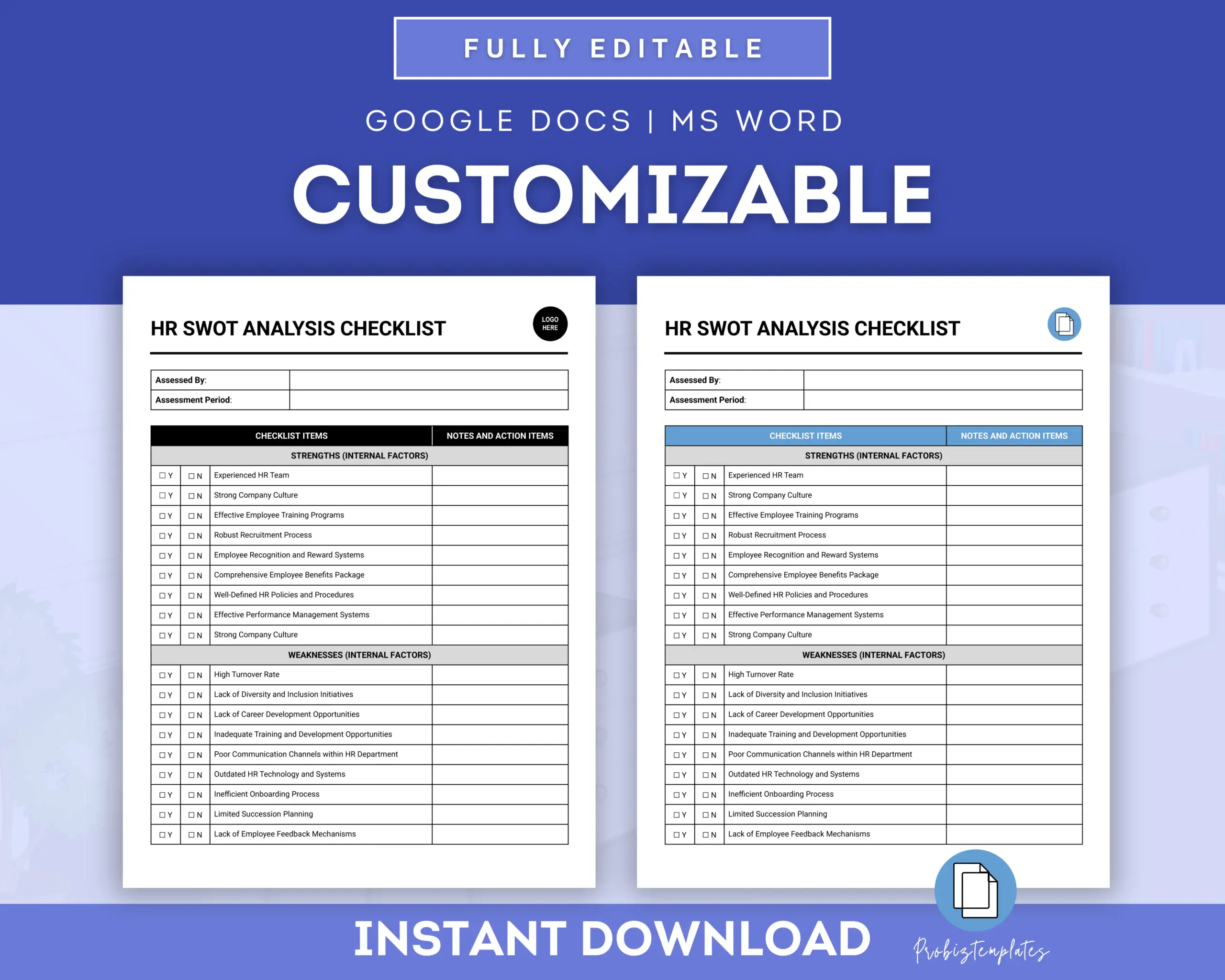 HR SWOT Analysis Checklist - Image 3