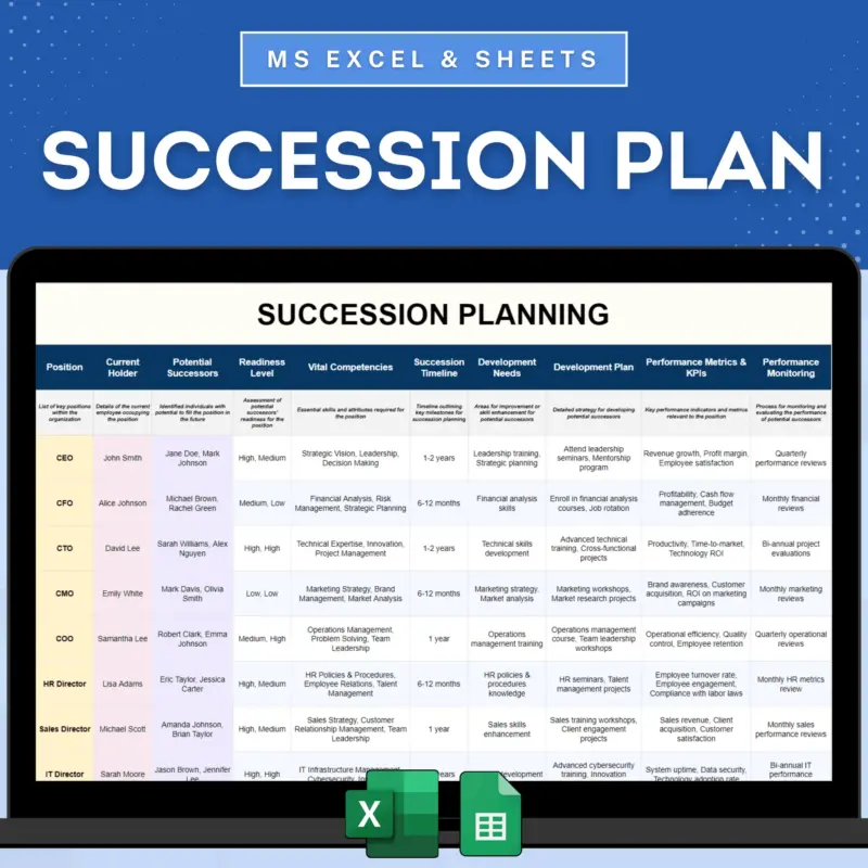 Succession Planning Template