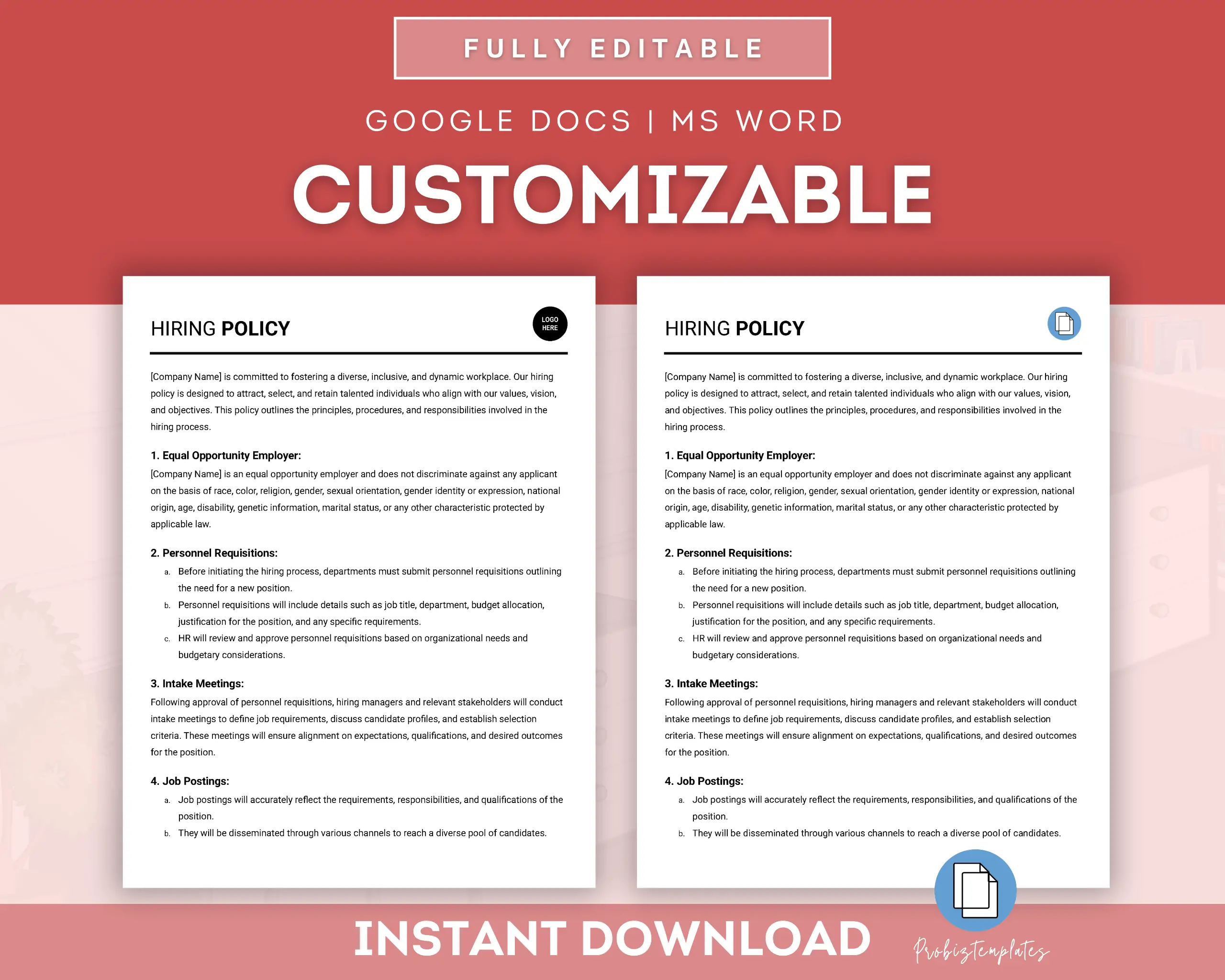 Hiring Policy Template - Image 3