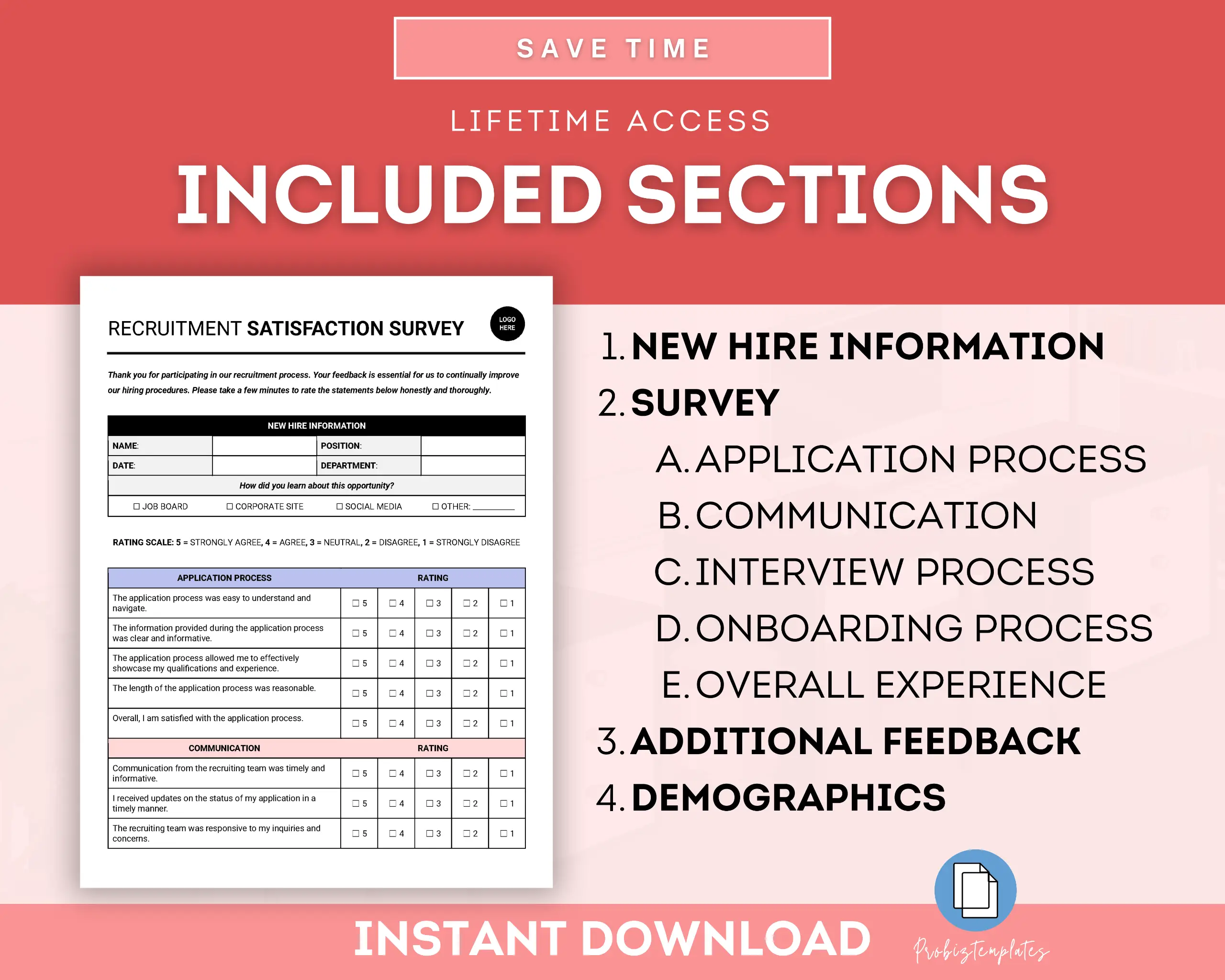 Recruitment Satisfaction Survey Template - Image 4
