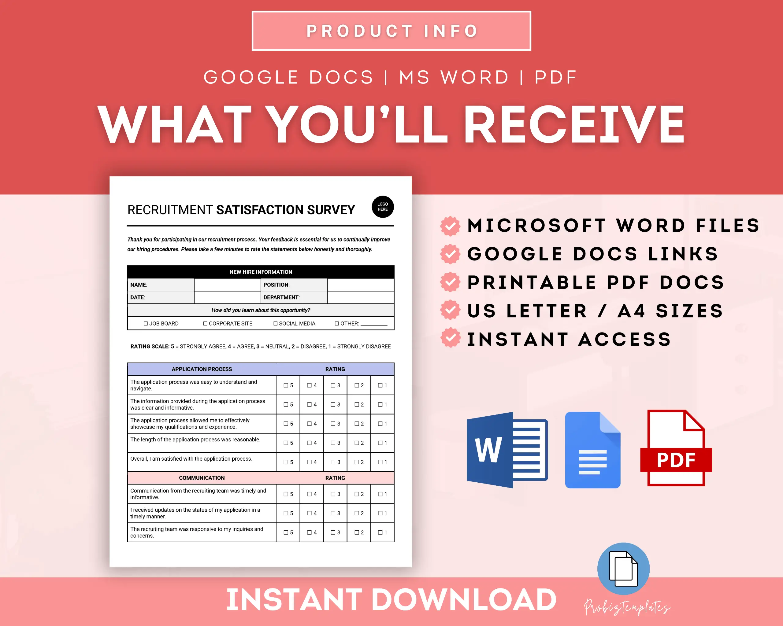 Recruitment Satisfaction Survey Template - Image 7
