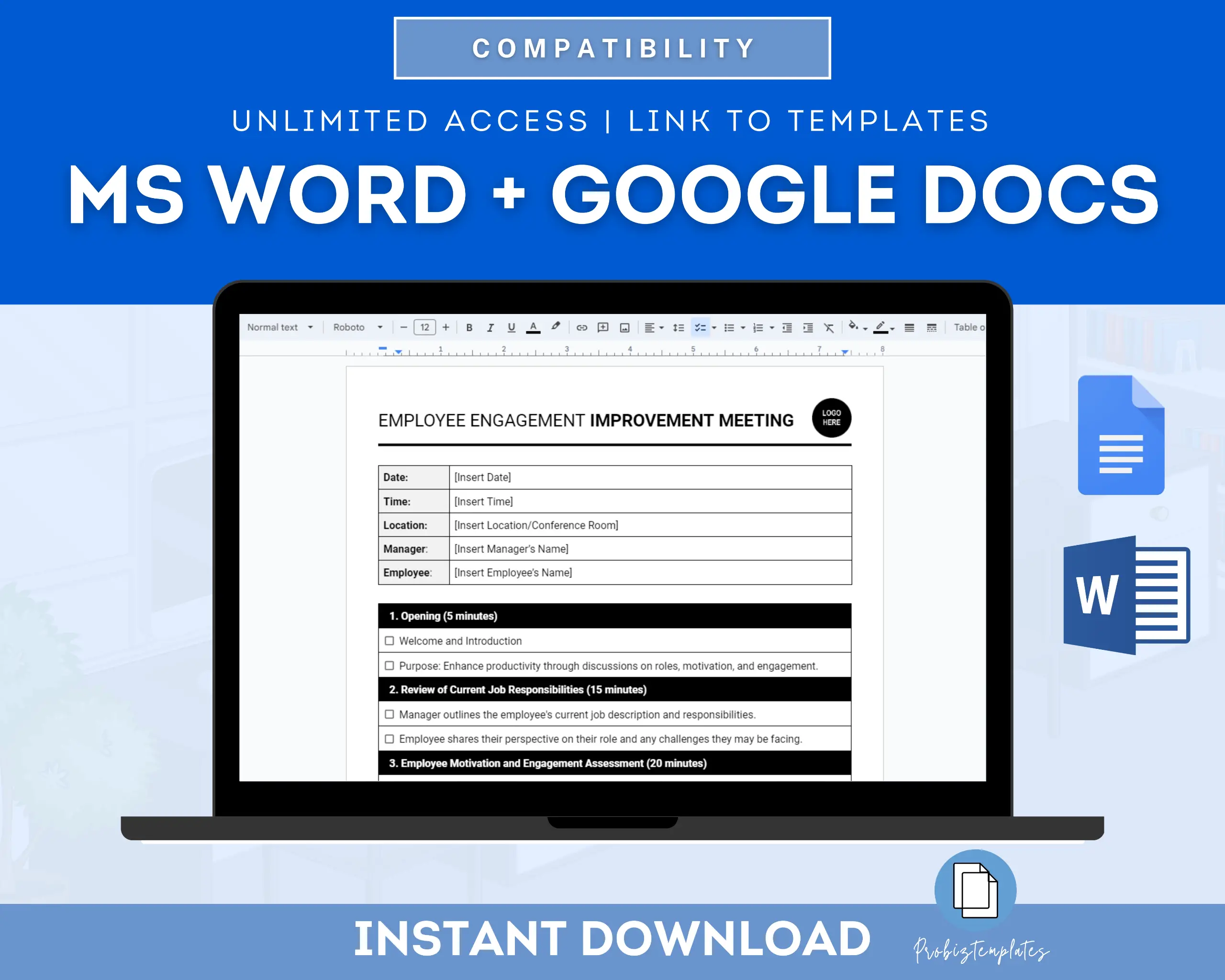 Employee Motivation Improvement Meeting Agenda Template - Image 5