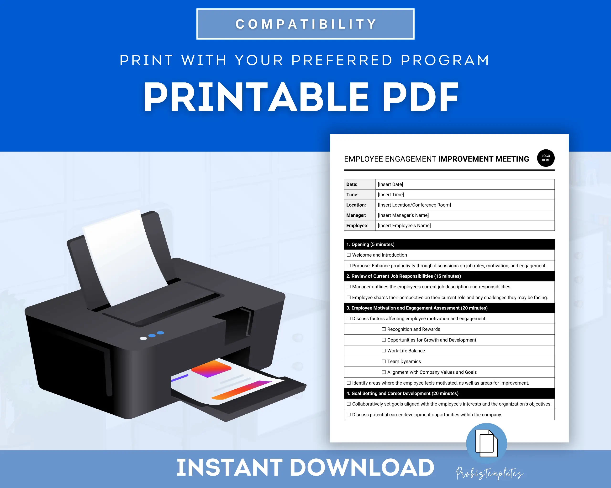 Employee Motivation Improvement Meeting Agenda Template - Image 6