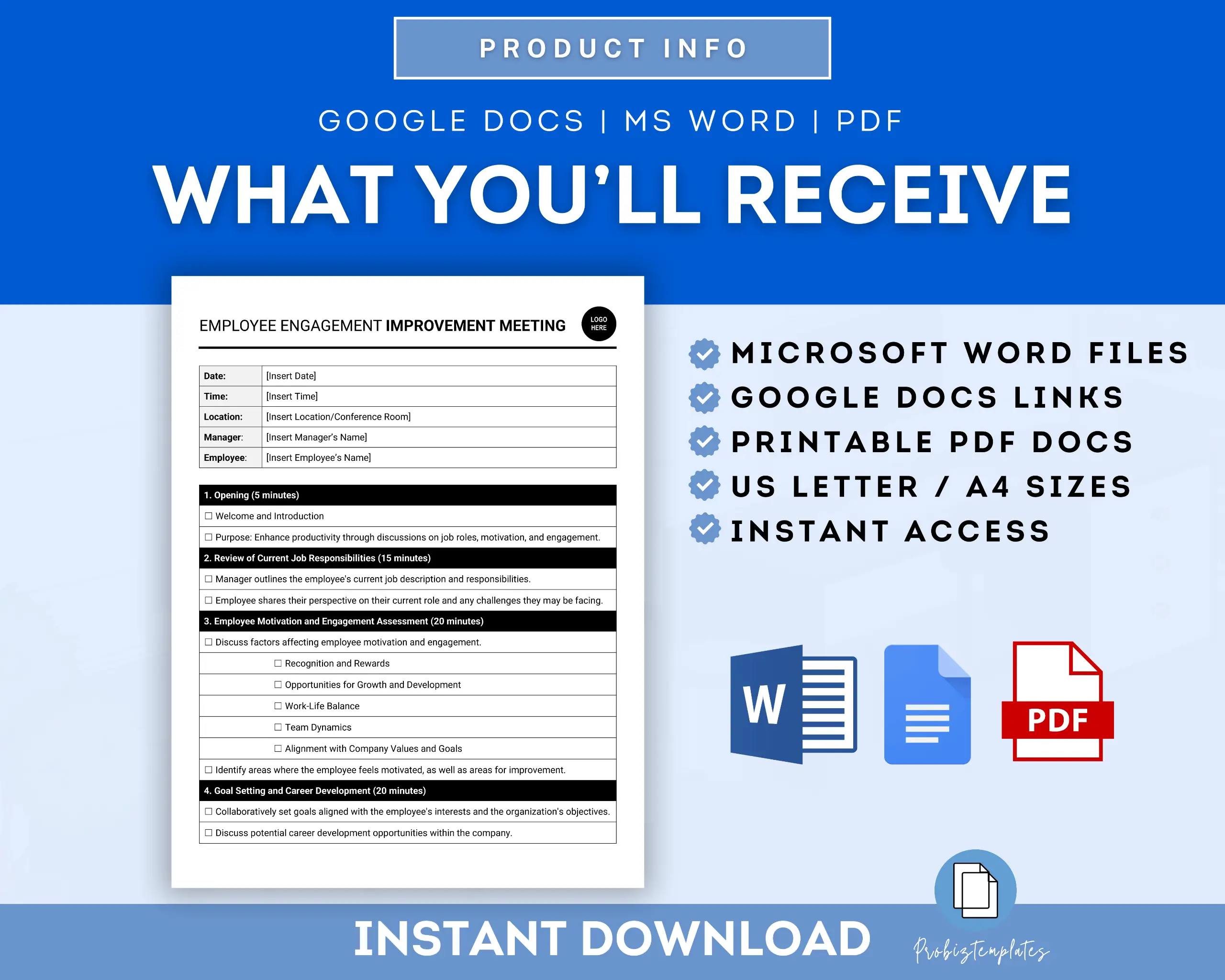 Employee Motivation Improvement Meeting Agenda Template - Image 7