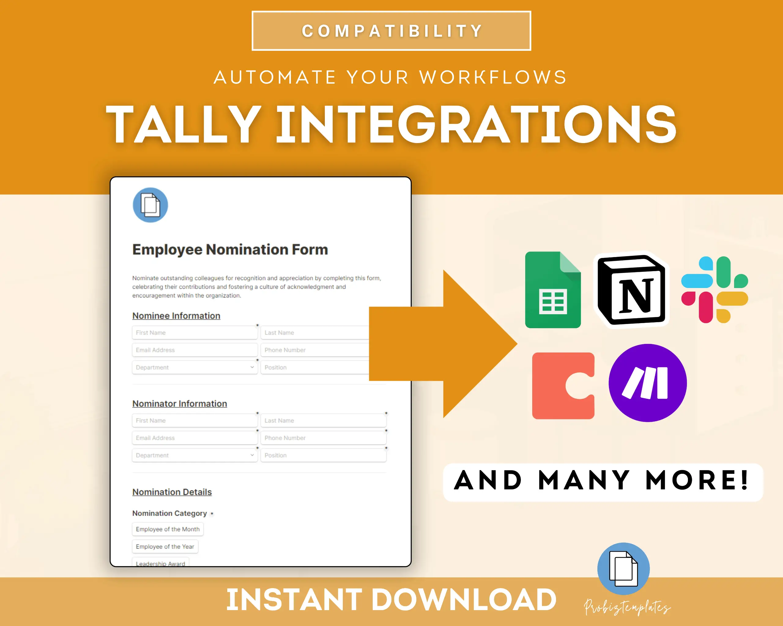 Employee Nomination Online Form Template - Image 6