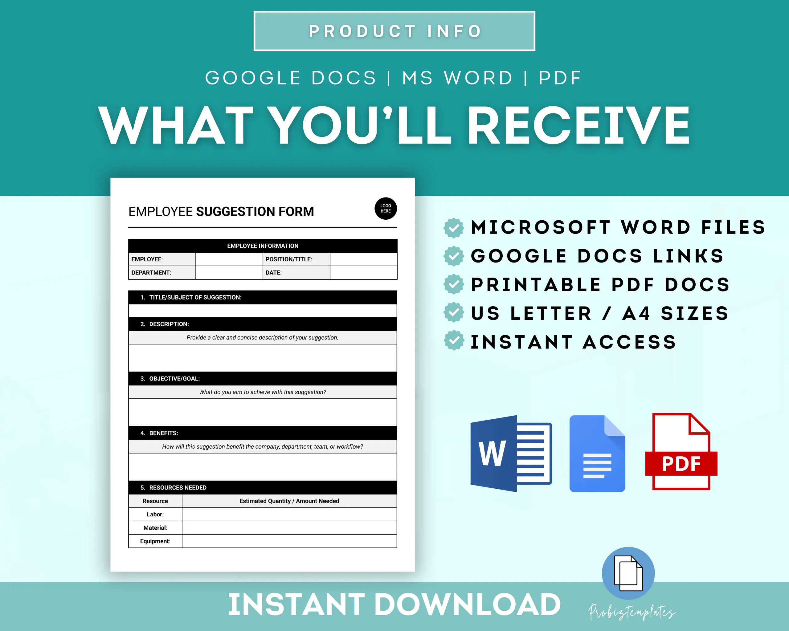 Employee Suggestion Form Template - Image 7