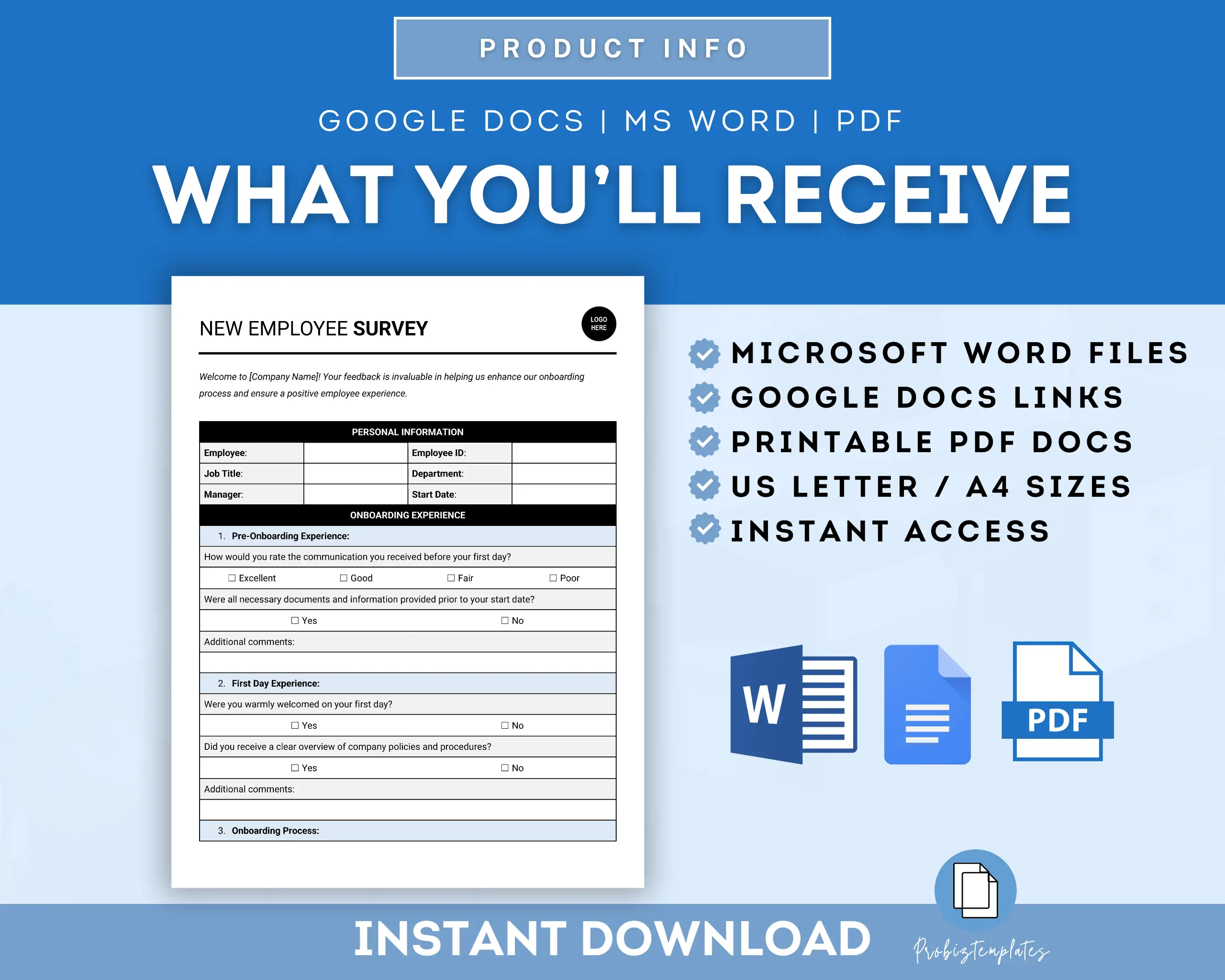 New Employee Survey Template - Image 7