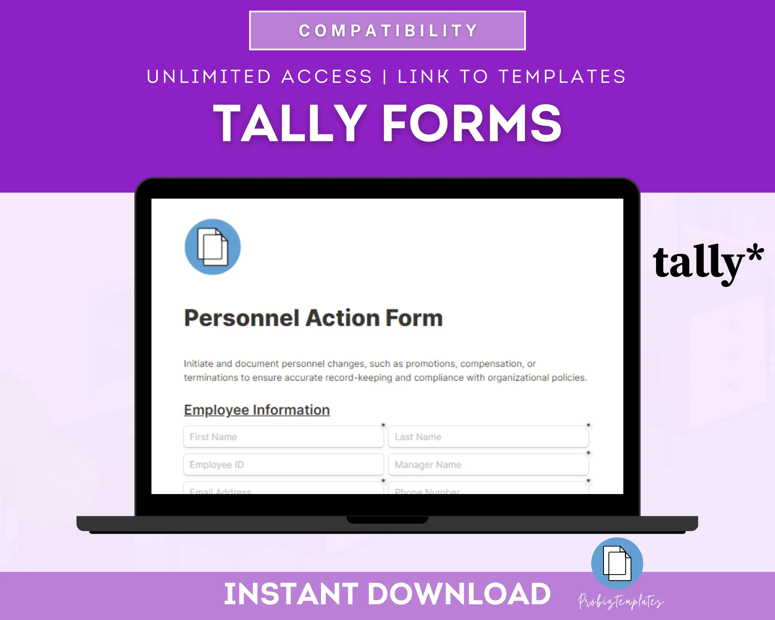 Personnel Action Online Form Template - Image 4