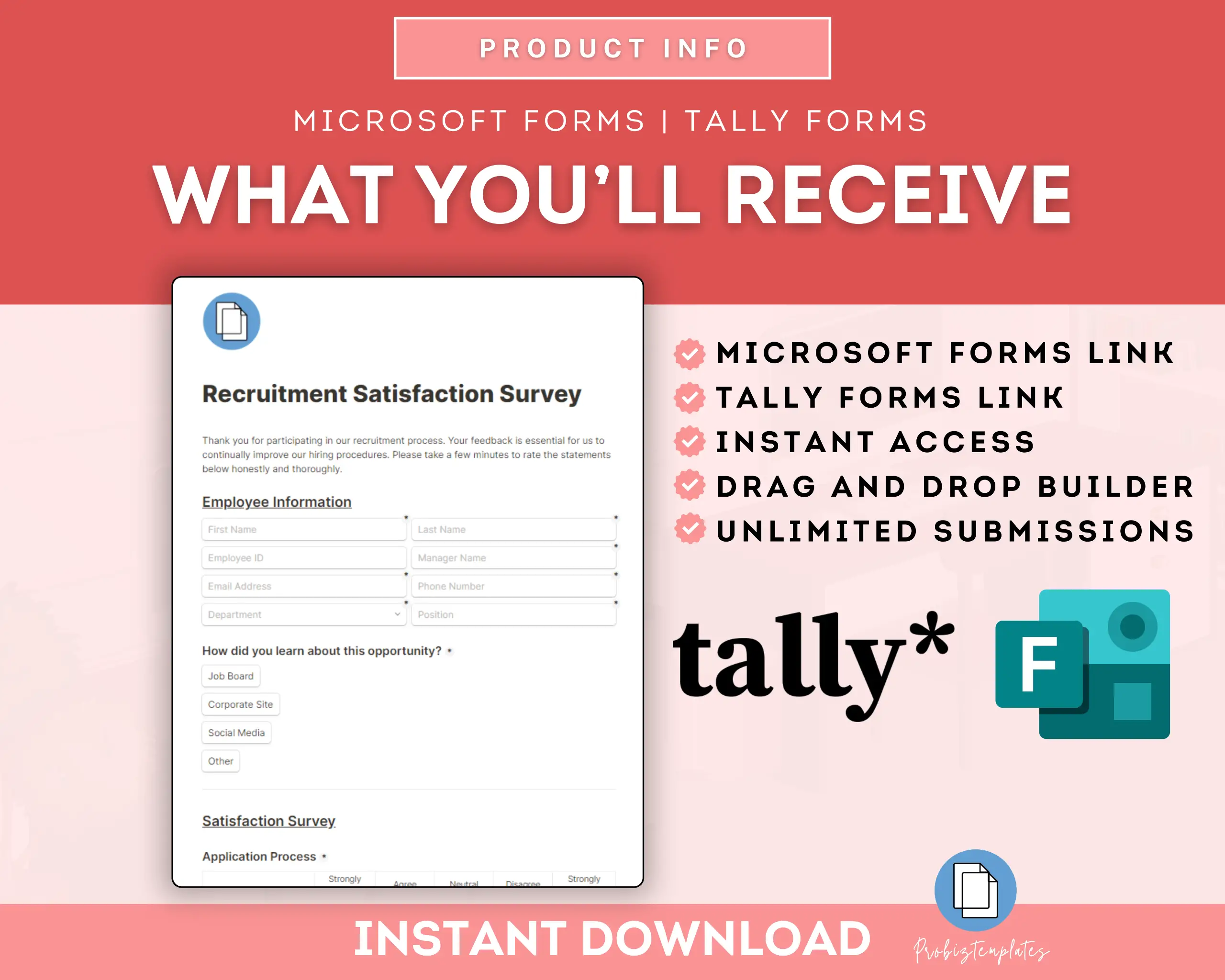 Recruitment Satisfaction Online Survey Template - Image 6