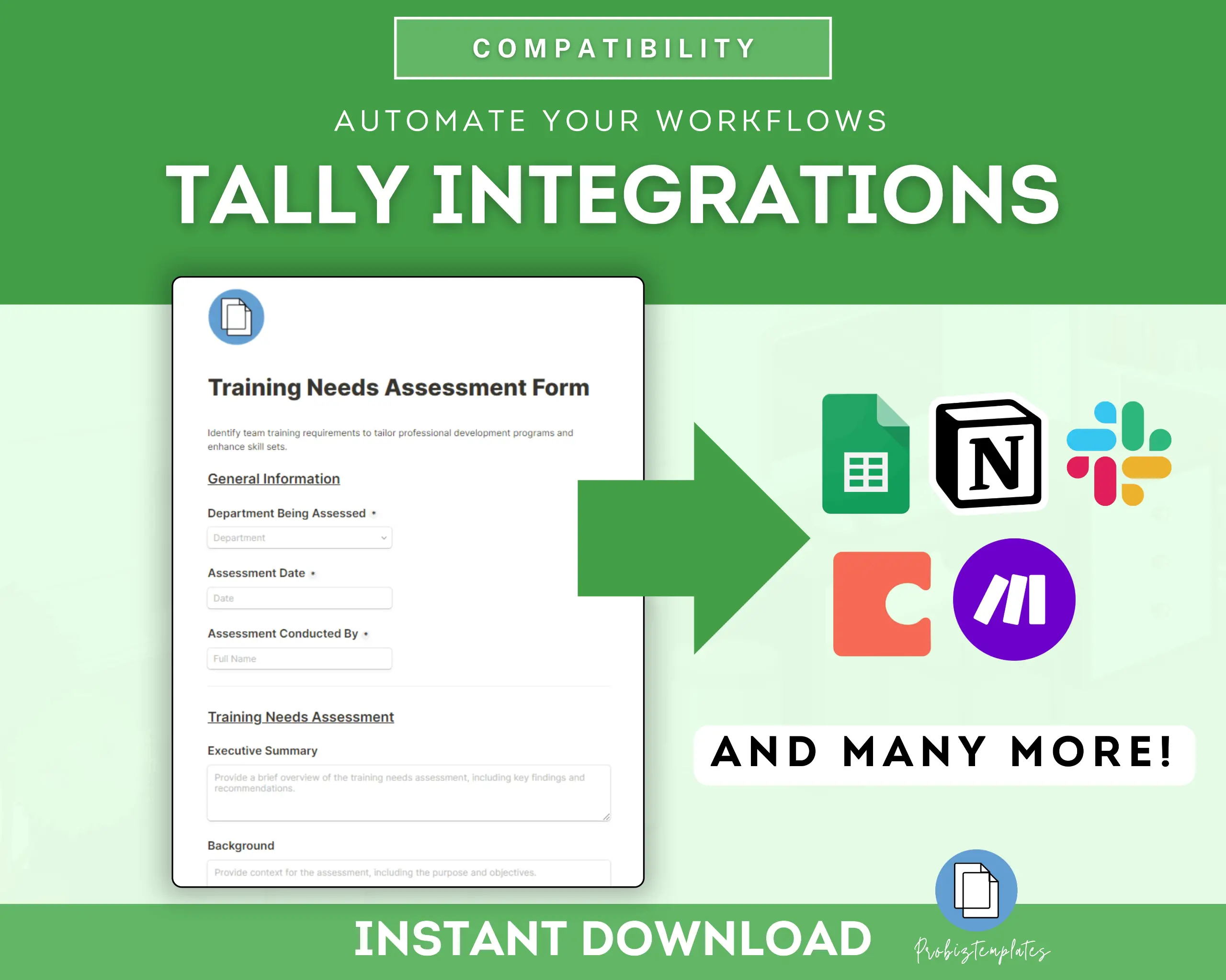 Department Training Needs Assessment Form Template - Image 6