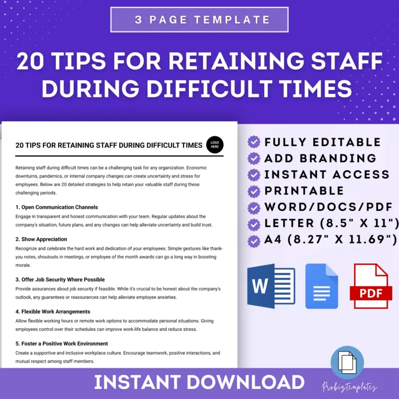 20 Tips For Retaining Staff During Difficult Times
