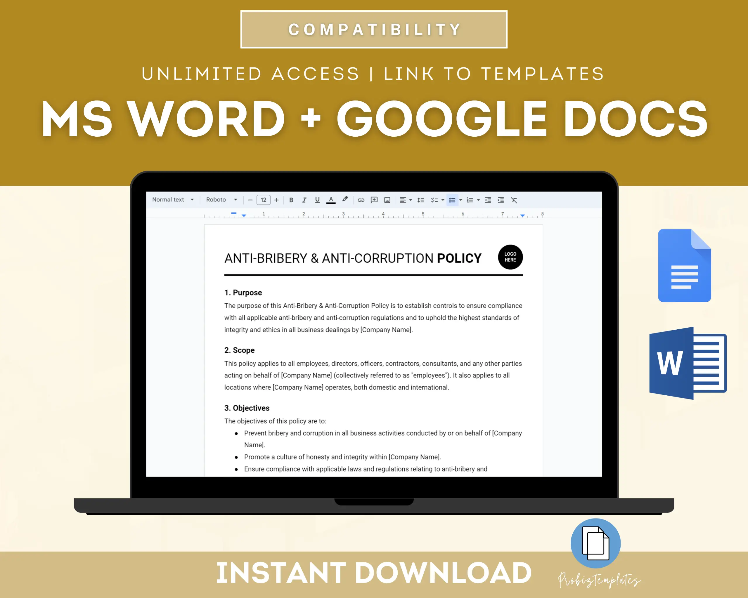 Anti-Bribery & Anti-Corruption Policy Template - Image 4