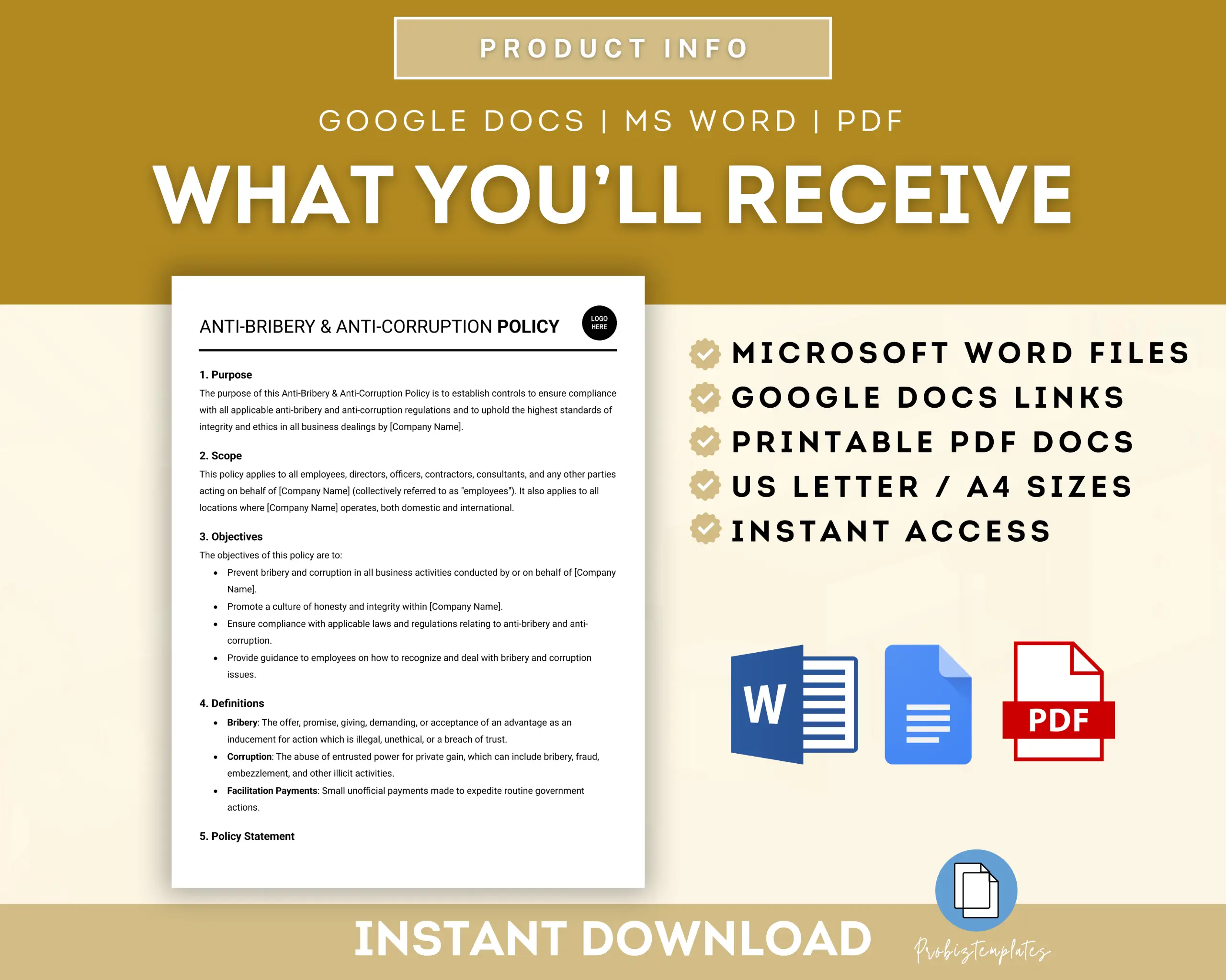 Anti-Bribery & Anti-Corruption Policy Template - Image 6