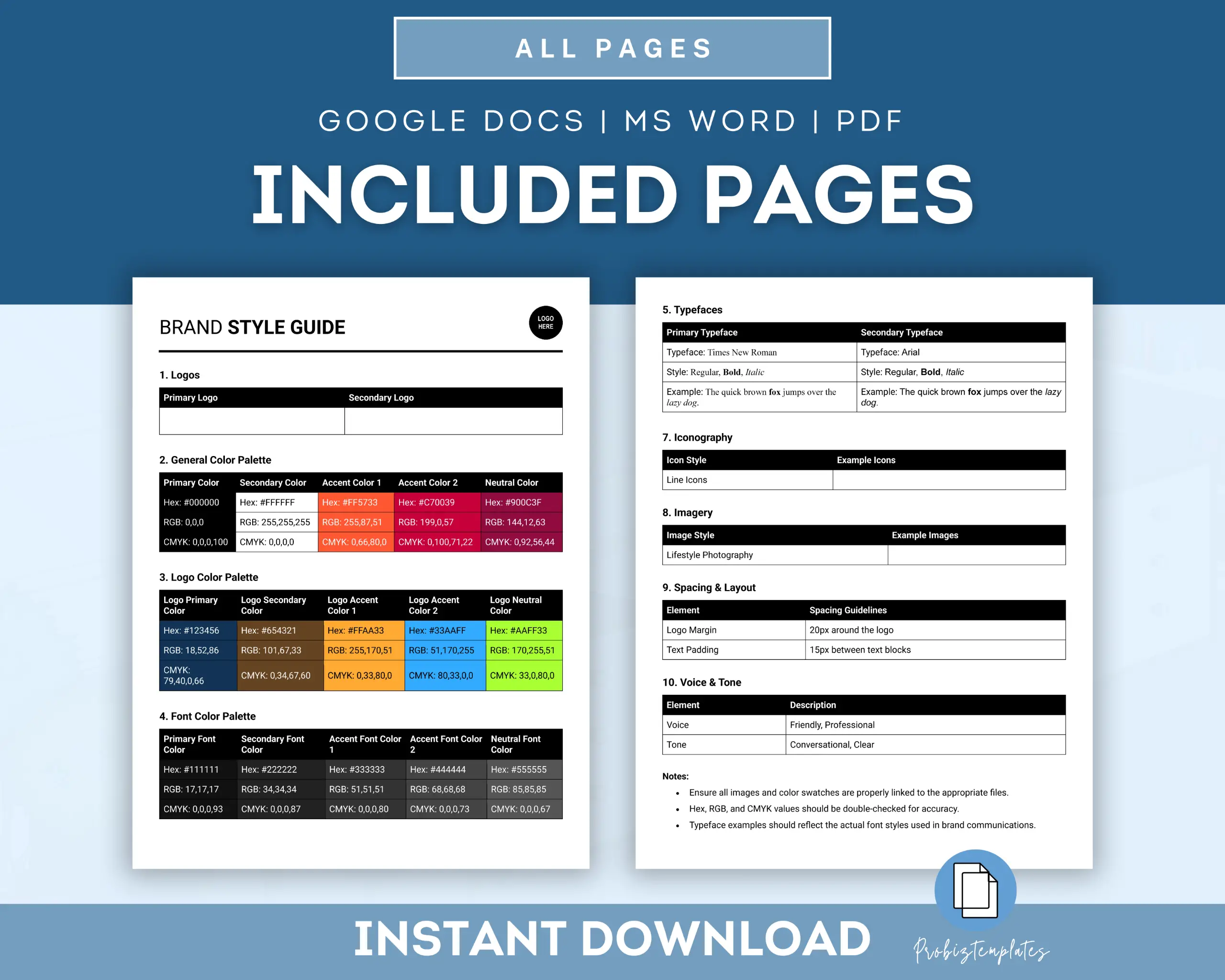Brand Style Guide Template - Image 2