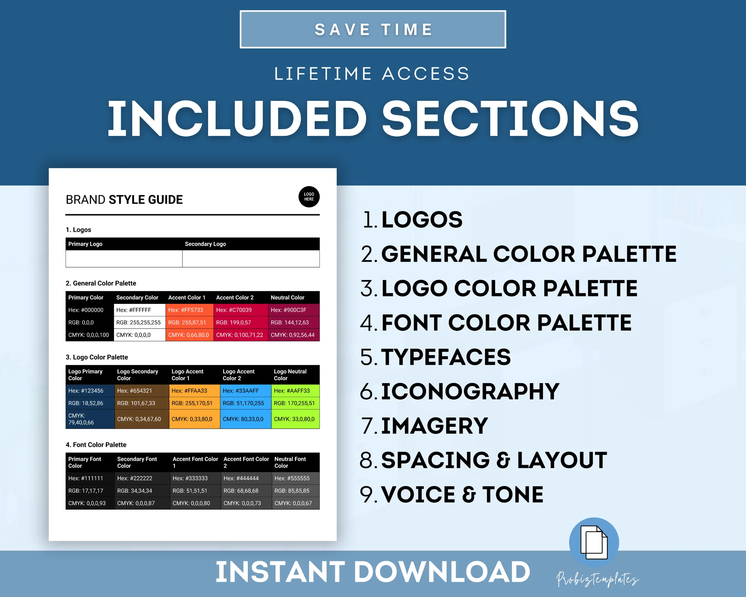 Brand Style Guide Template - Image 3