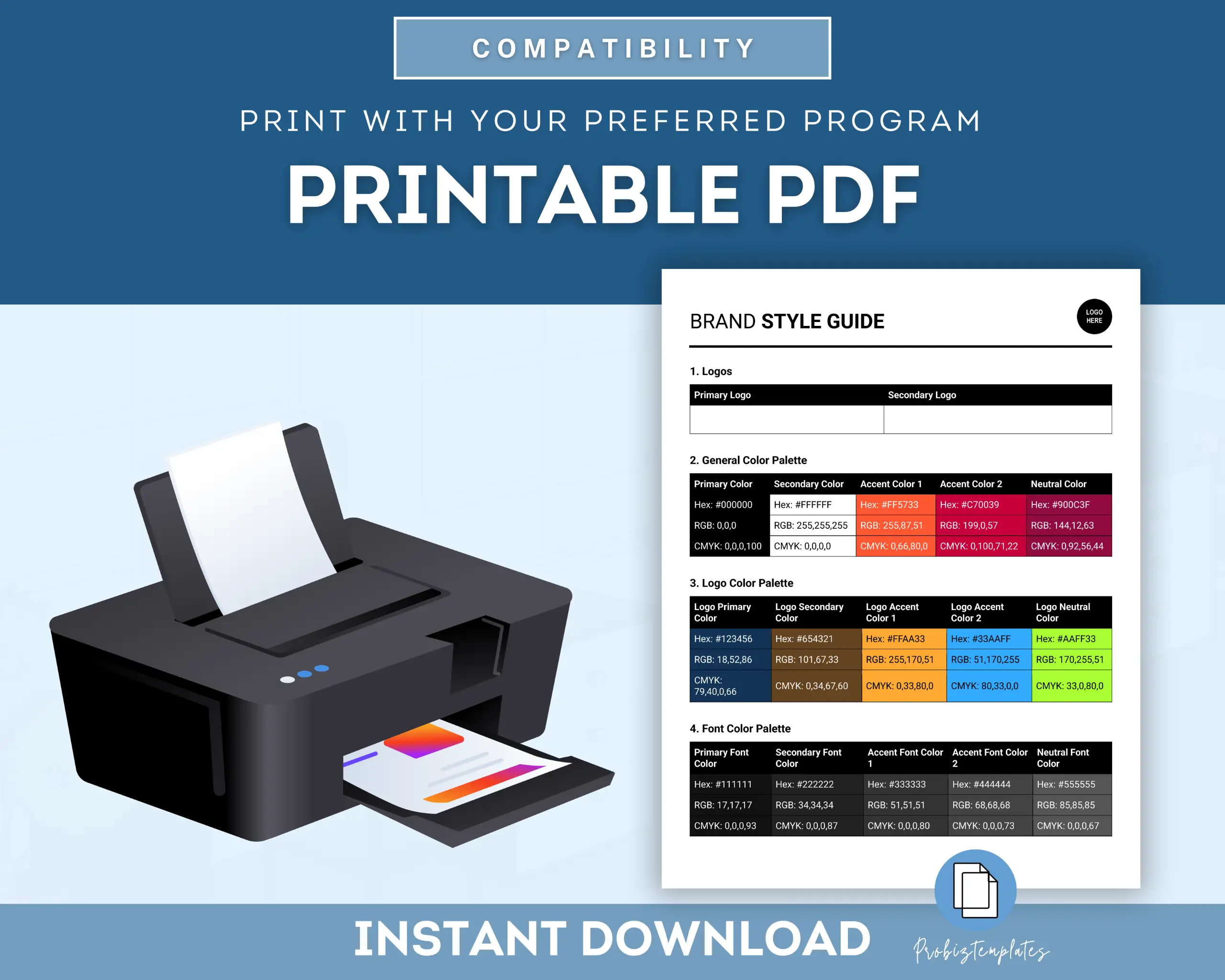 Brand Style Guide Template - Image 5