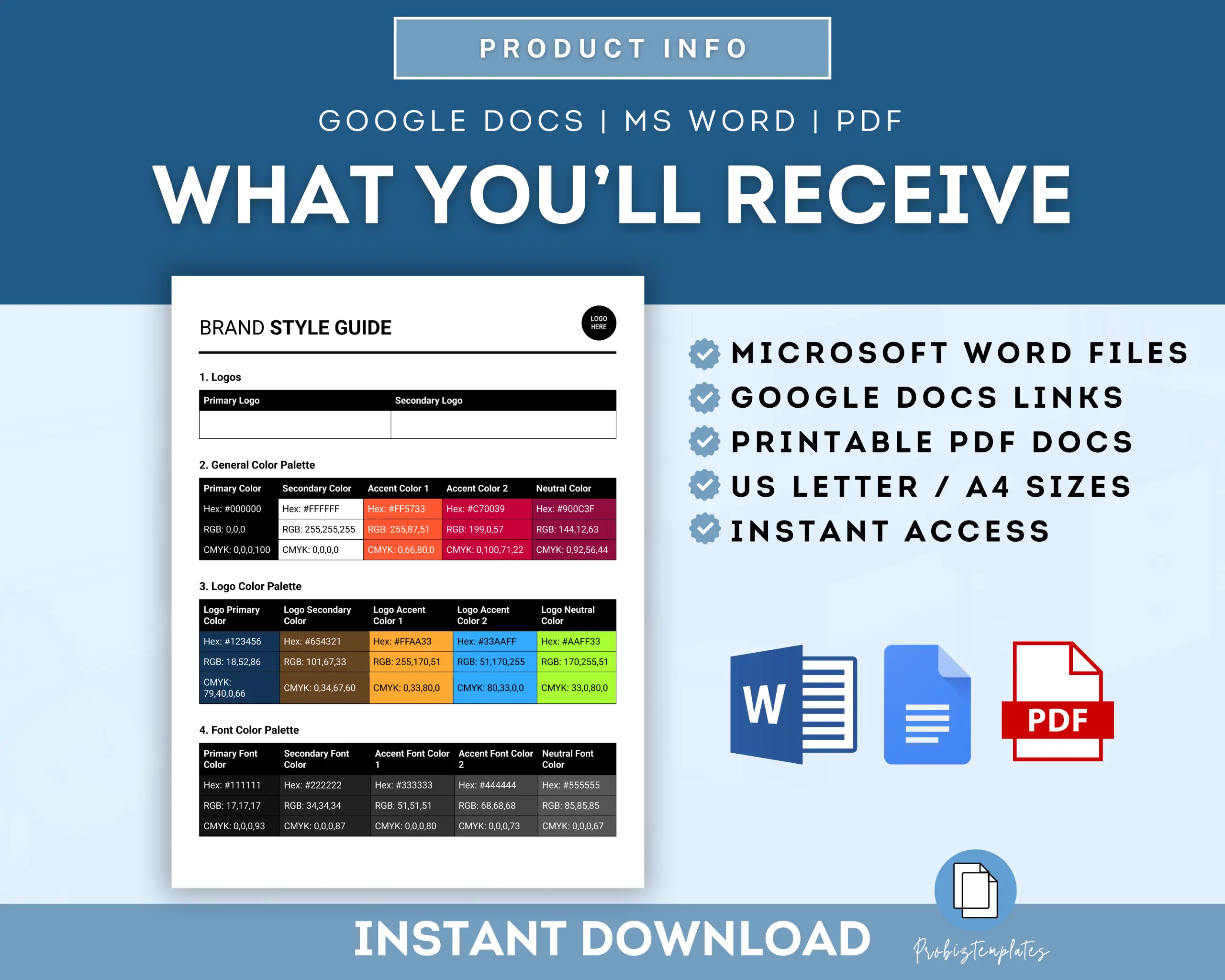 Brand Style Guide Template - Image 6