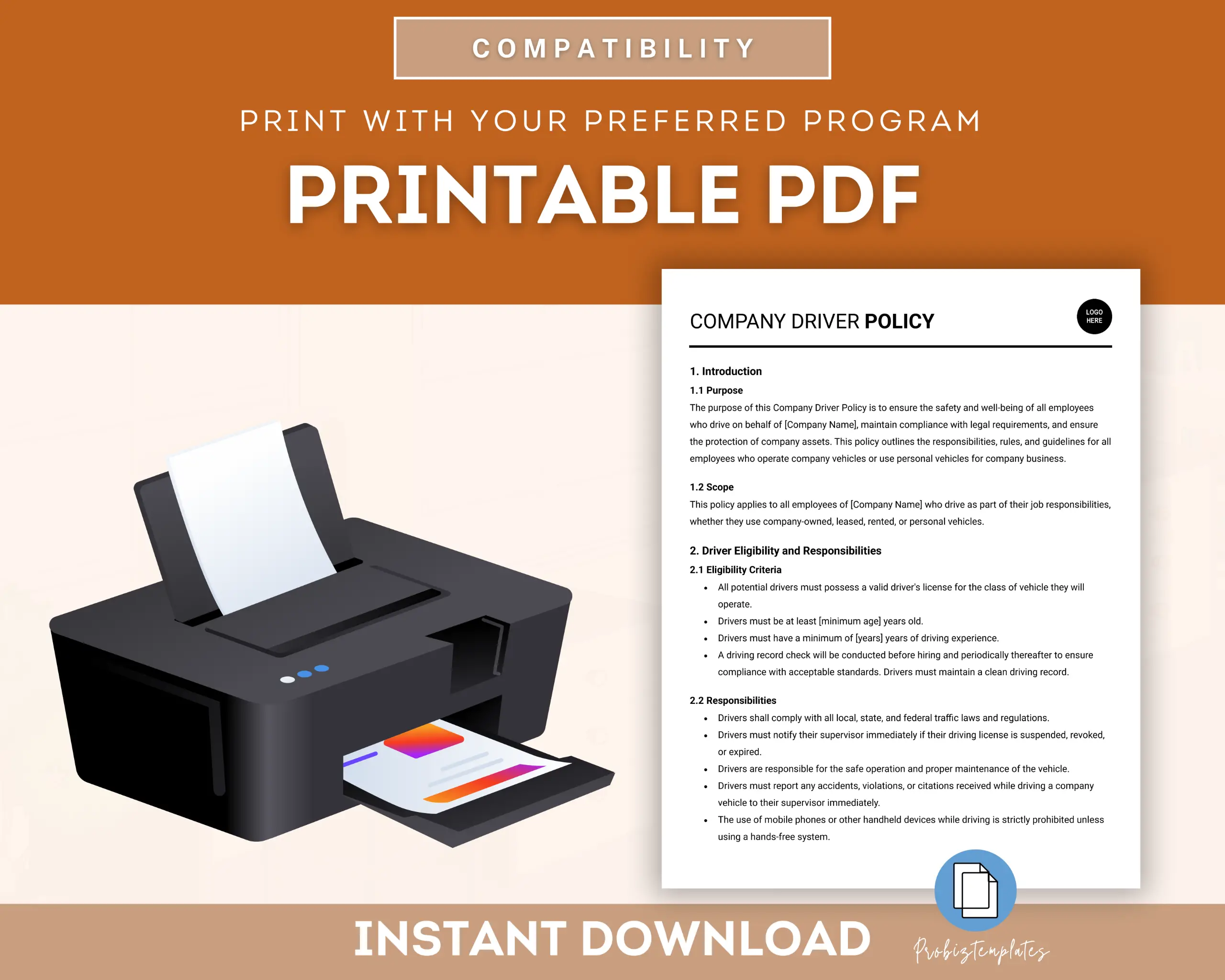 Company Driver Policy Template - Image 5