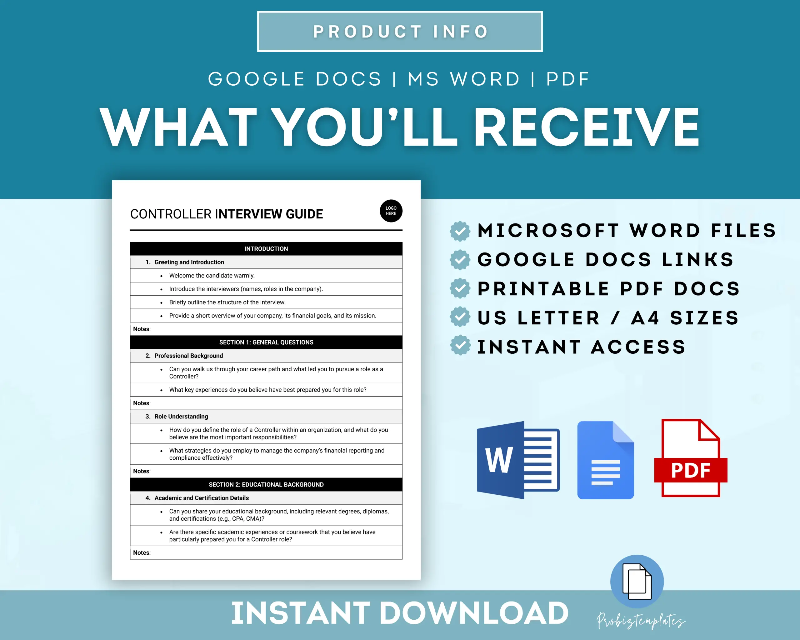 Controller Interview Guide Template - Image 6