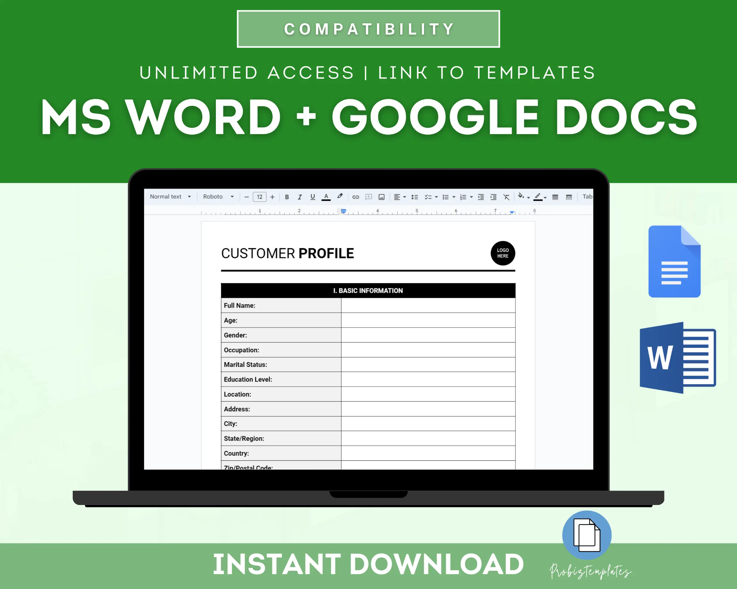Customer Profile Template - Image 4