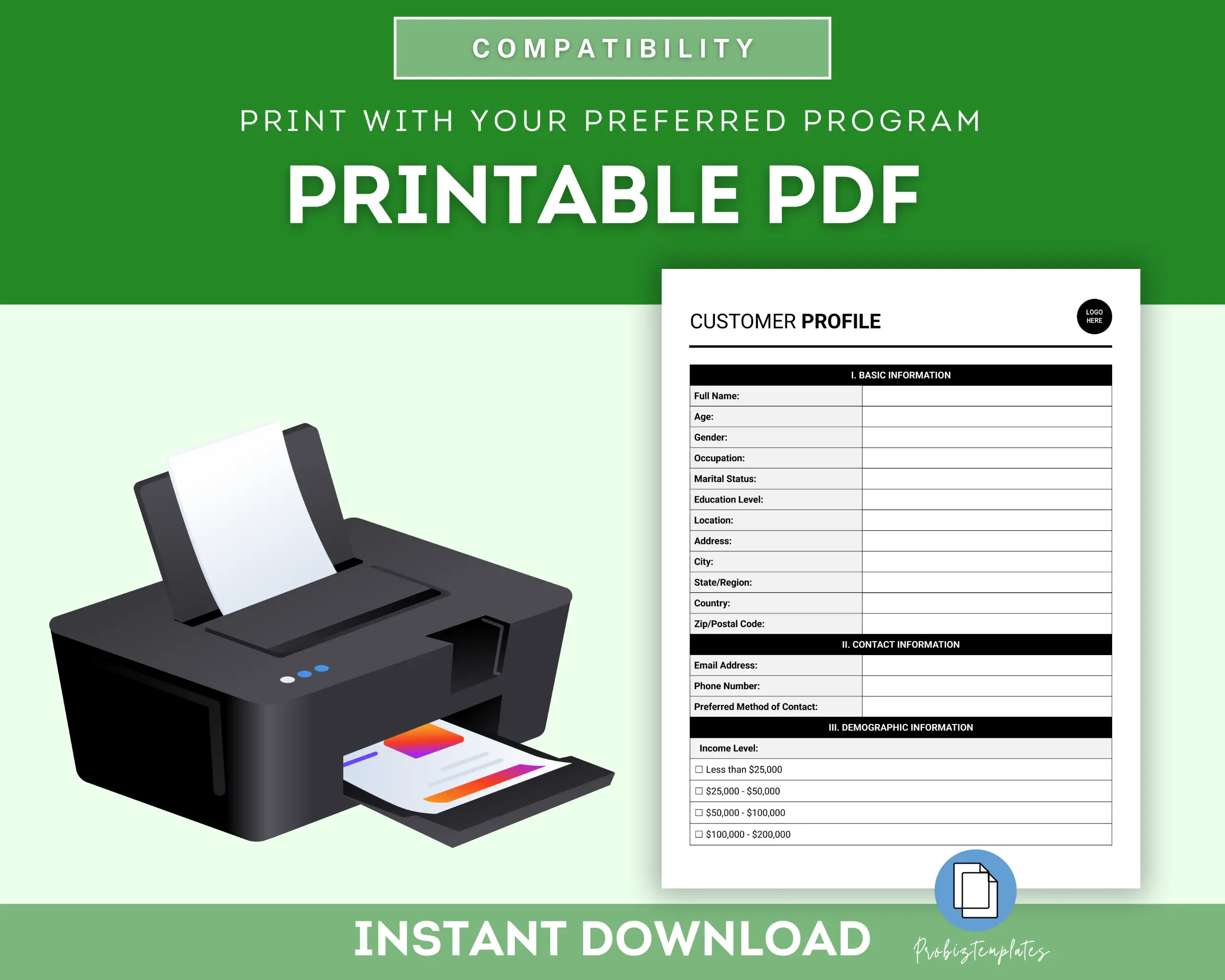 Customer Profile Template - Image 5