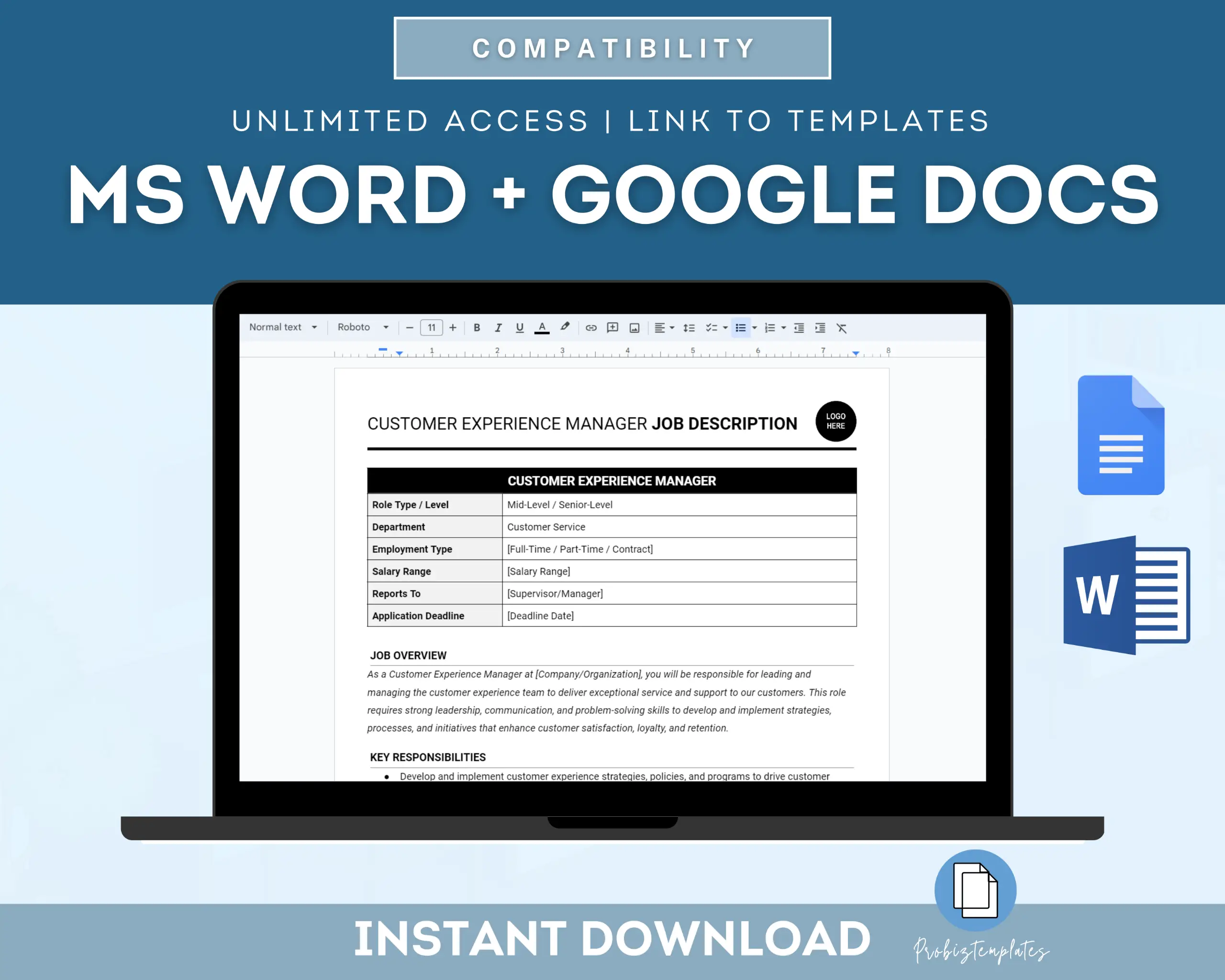 Customer Service Manager Job Description Template - Image 4