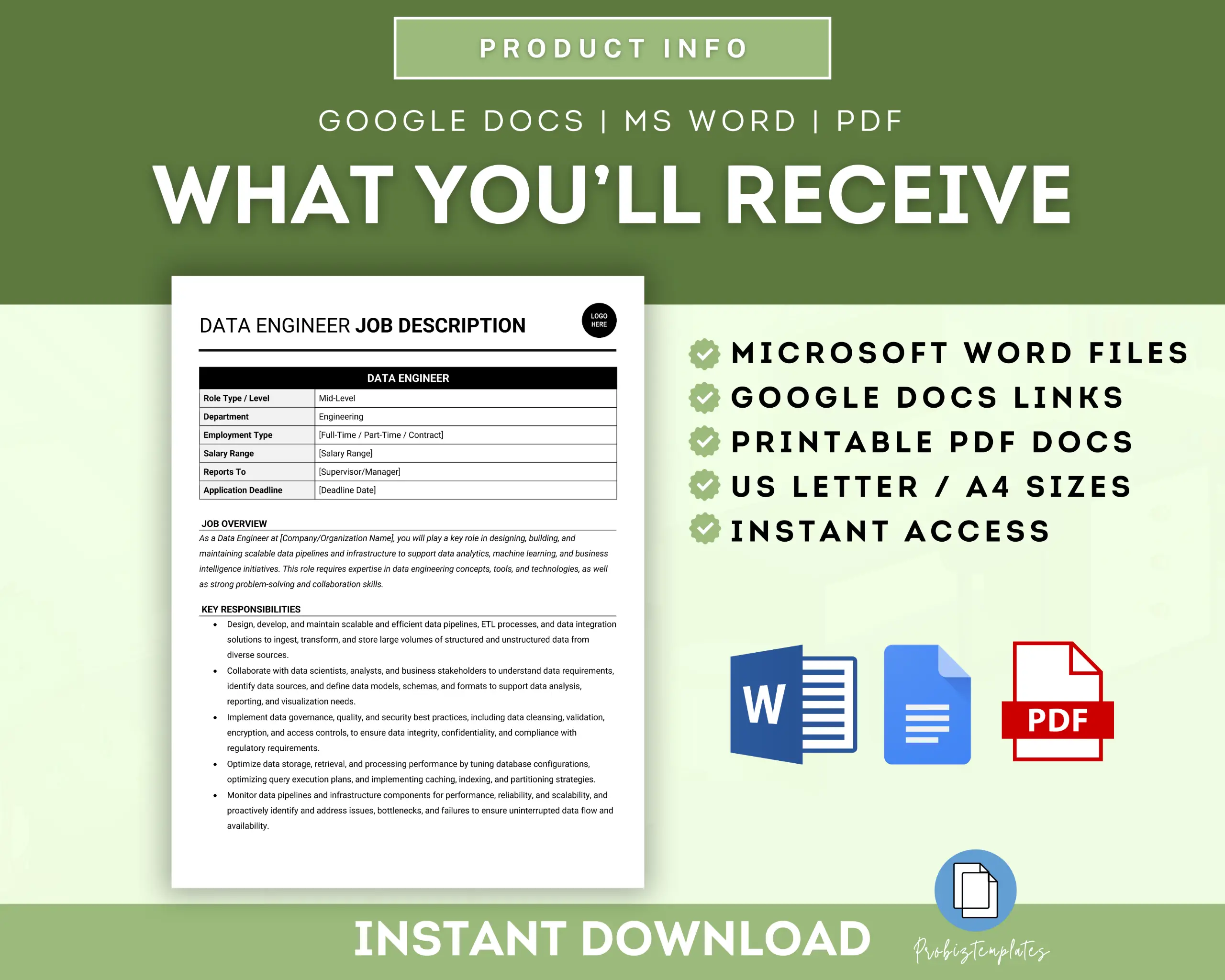 Data Engineer Job Description Template - Image 6