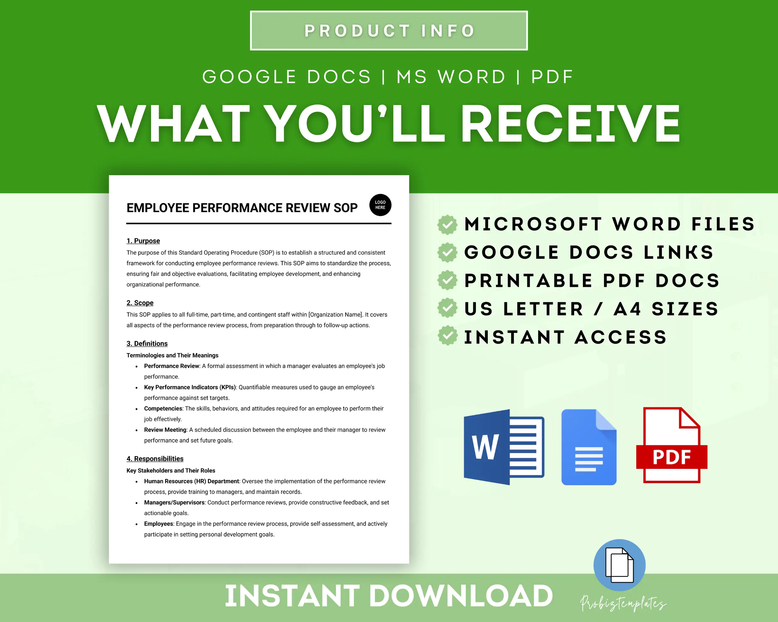 Employee Performance Review SOP Template - Image 6