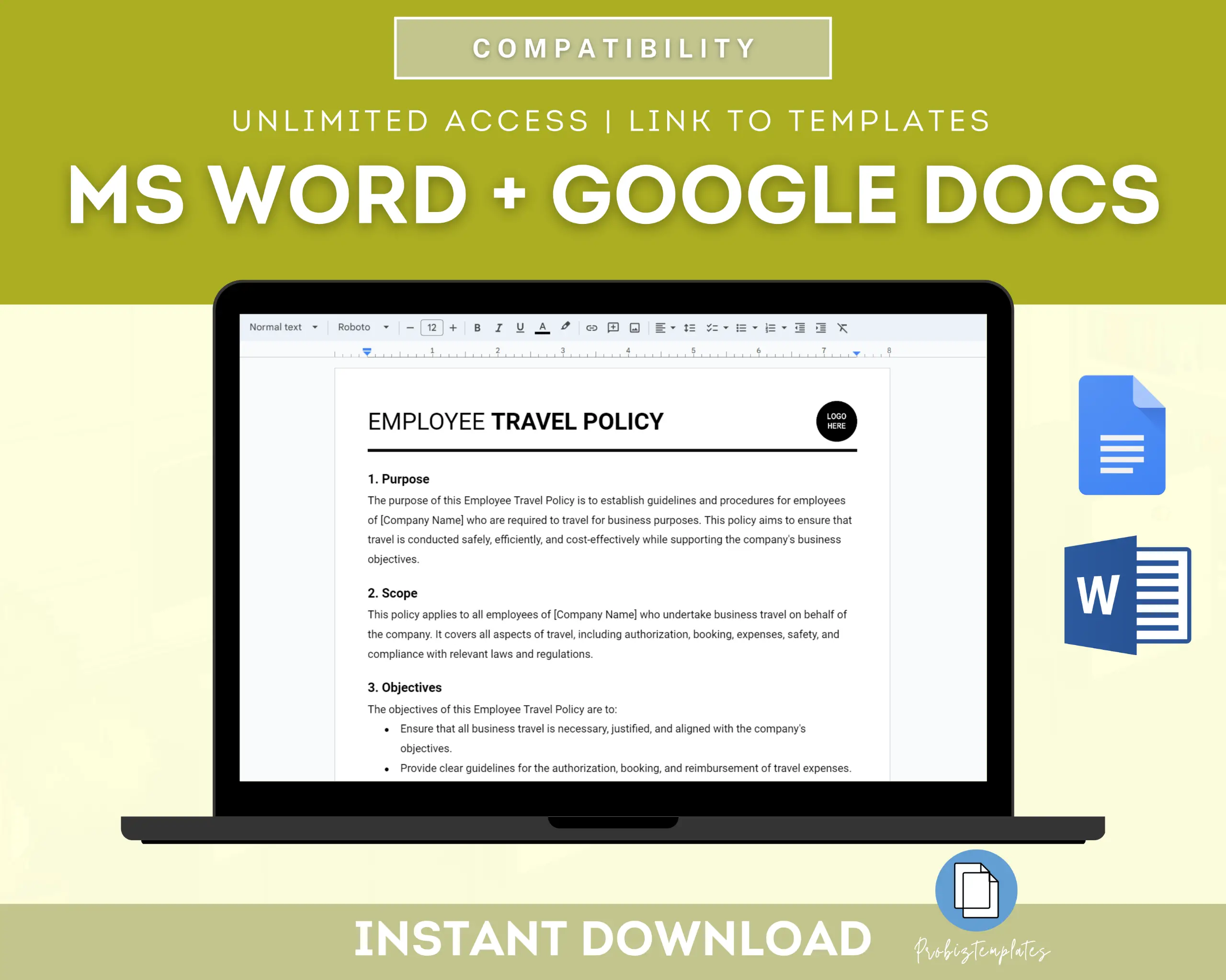 Employee Travel Policy Template - Image 4