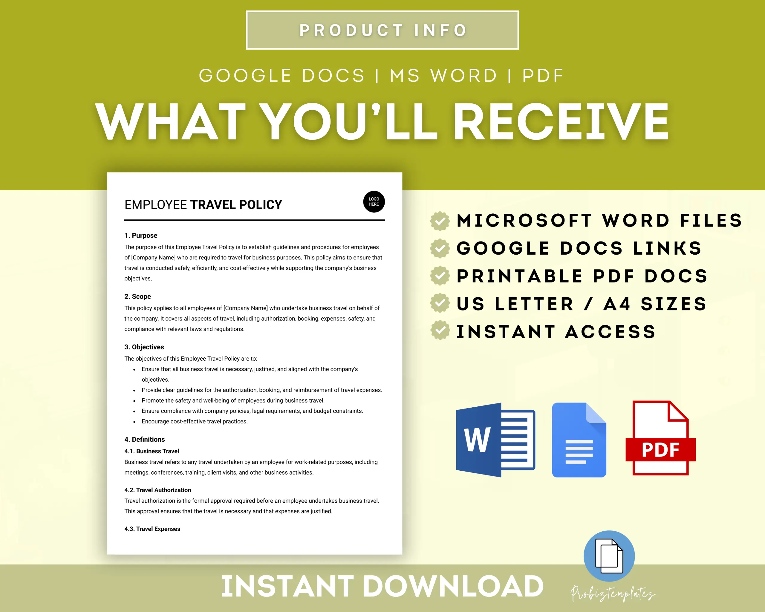 Employee Travel Policy Template - Image 6
