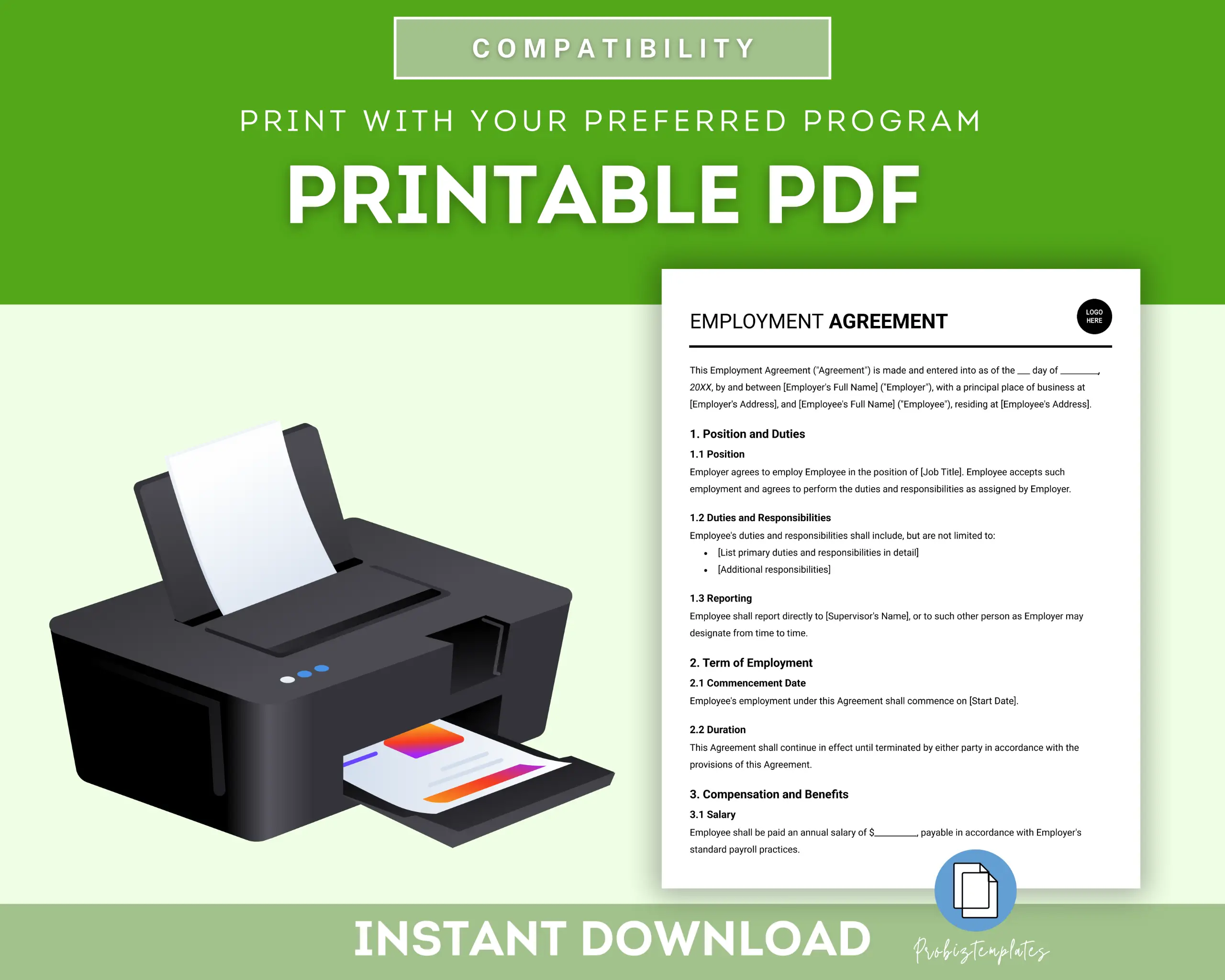 Employment Agreement Template - Image 5