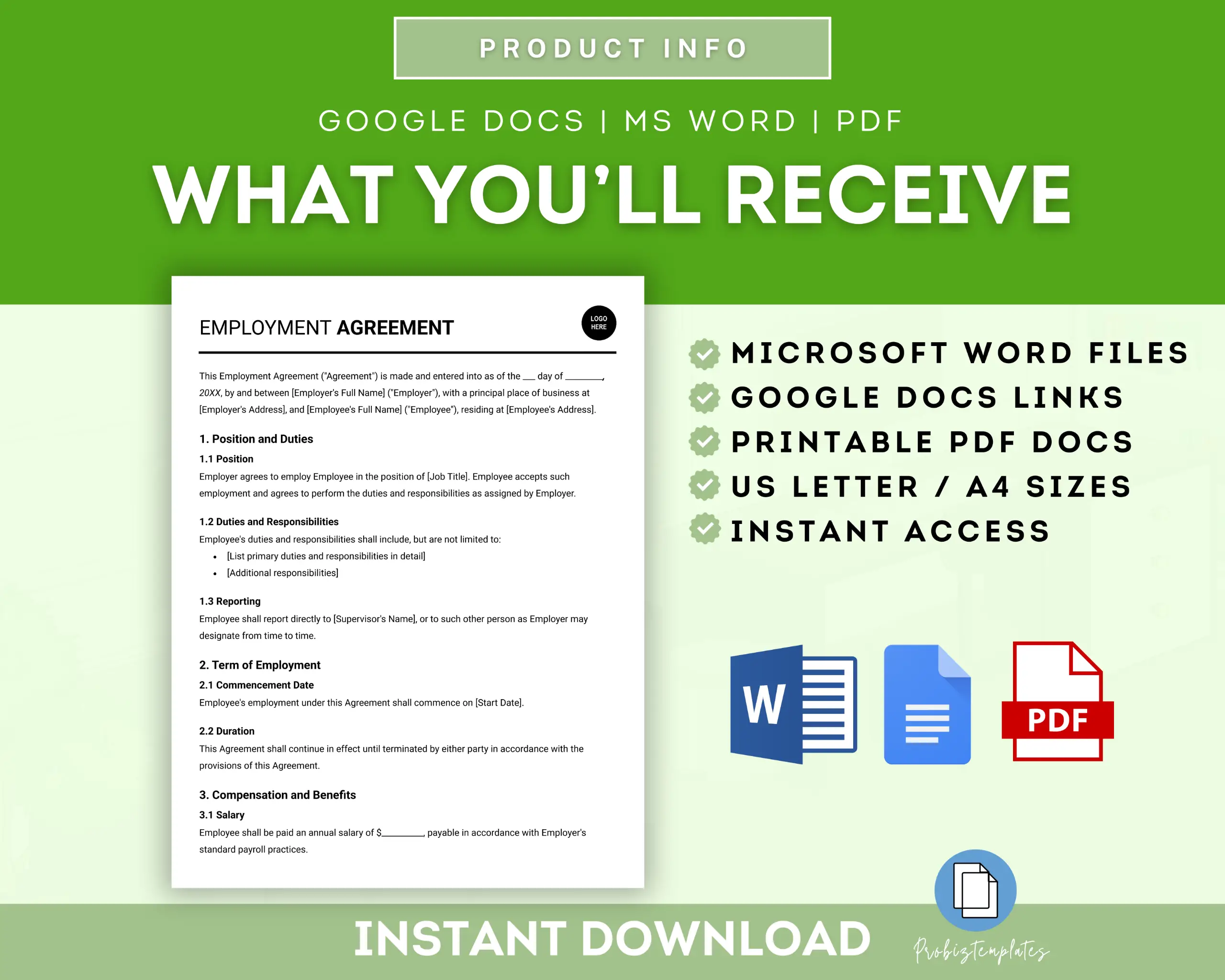 Employment Agreement Template - Image 6