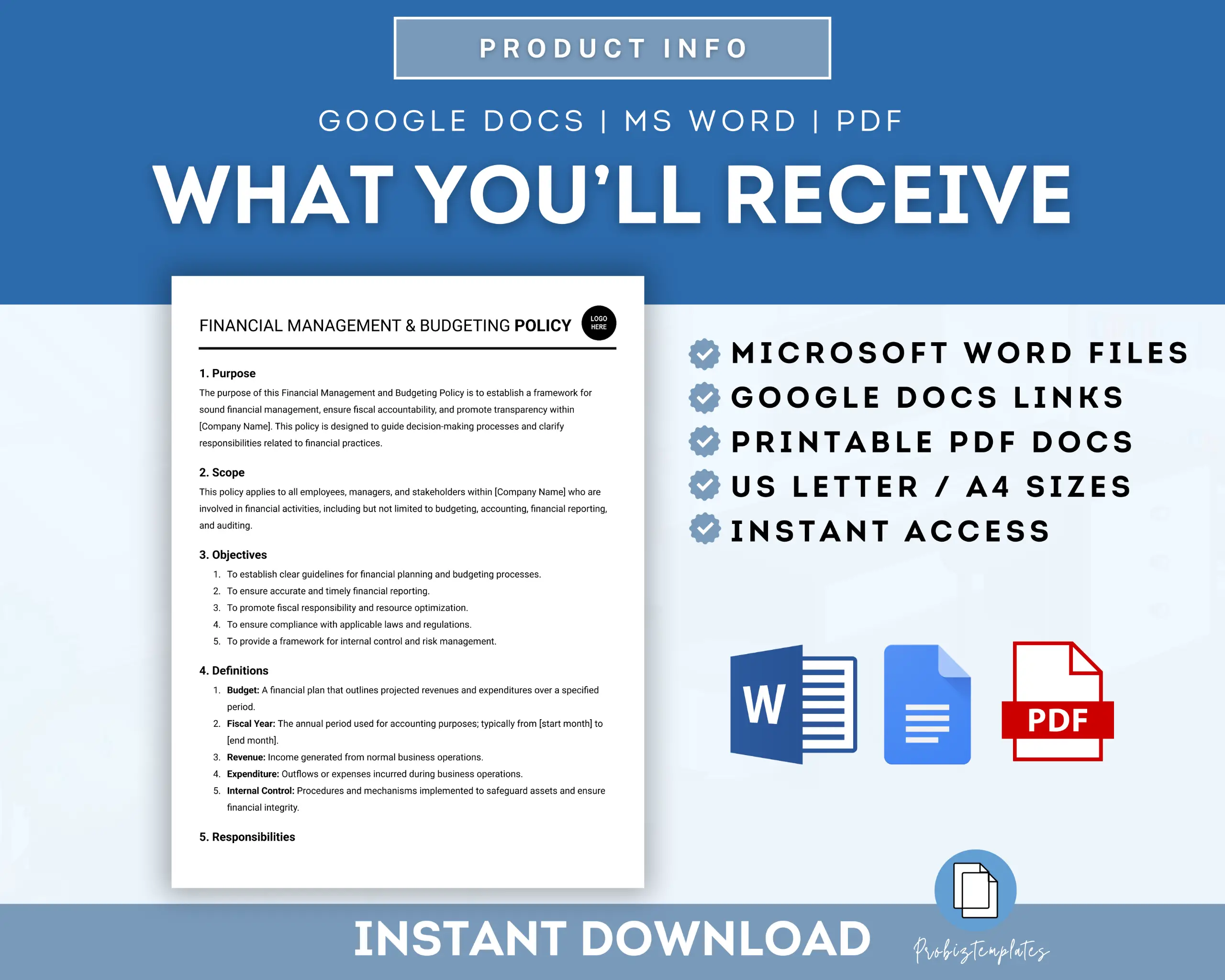 Financial Management & Budgeting Policy Template - Image 6