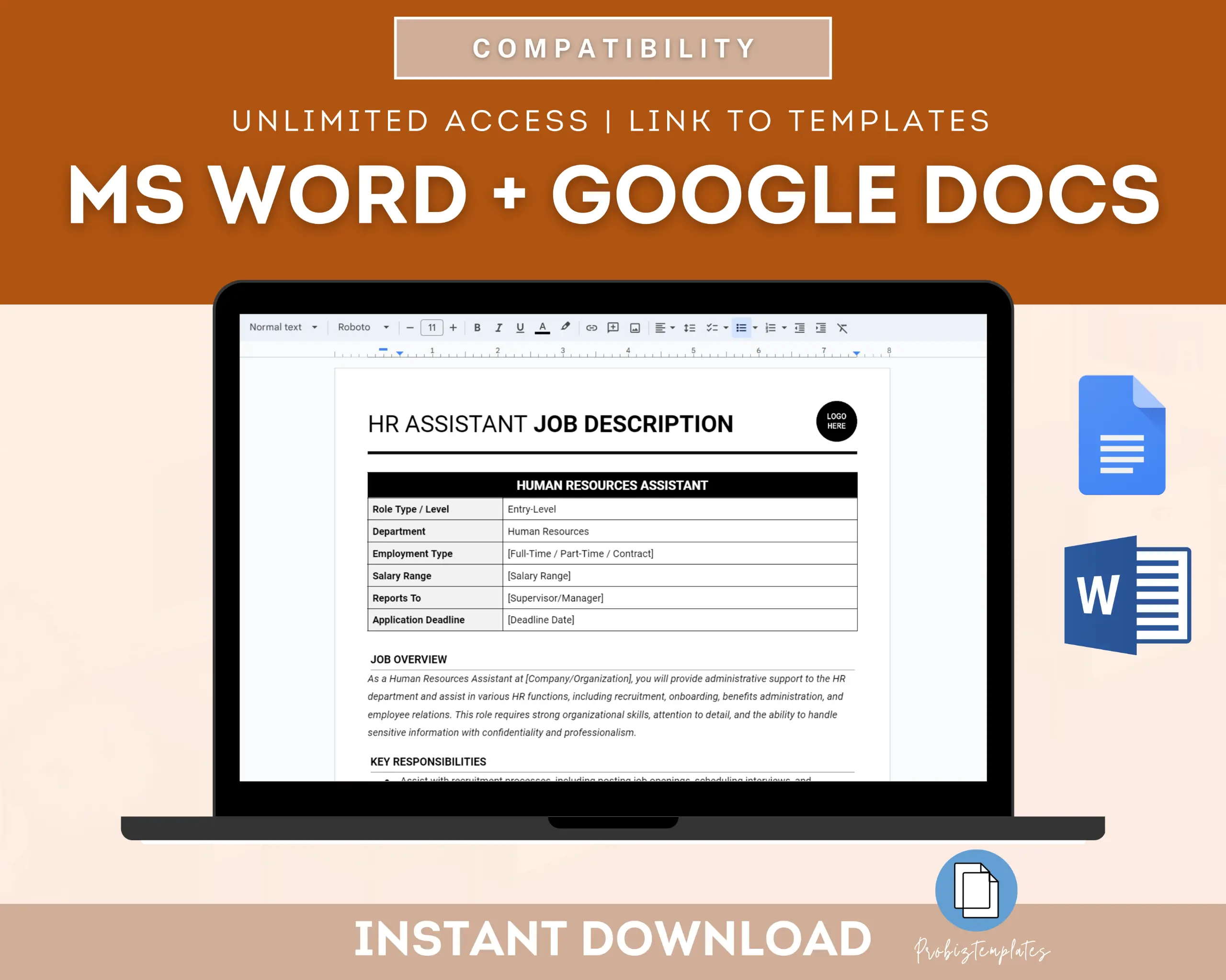 Human Resources Assistant Job Description Template - Image 4