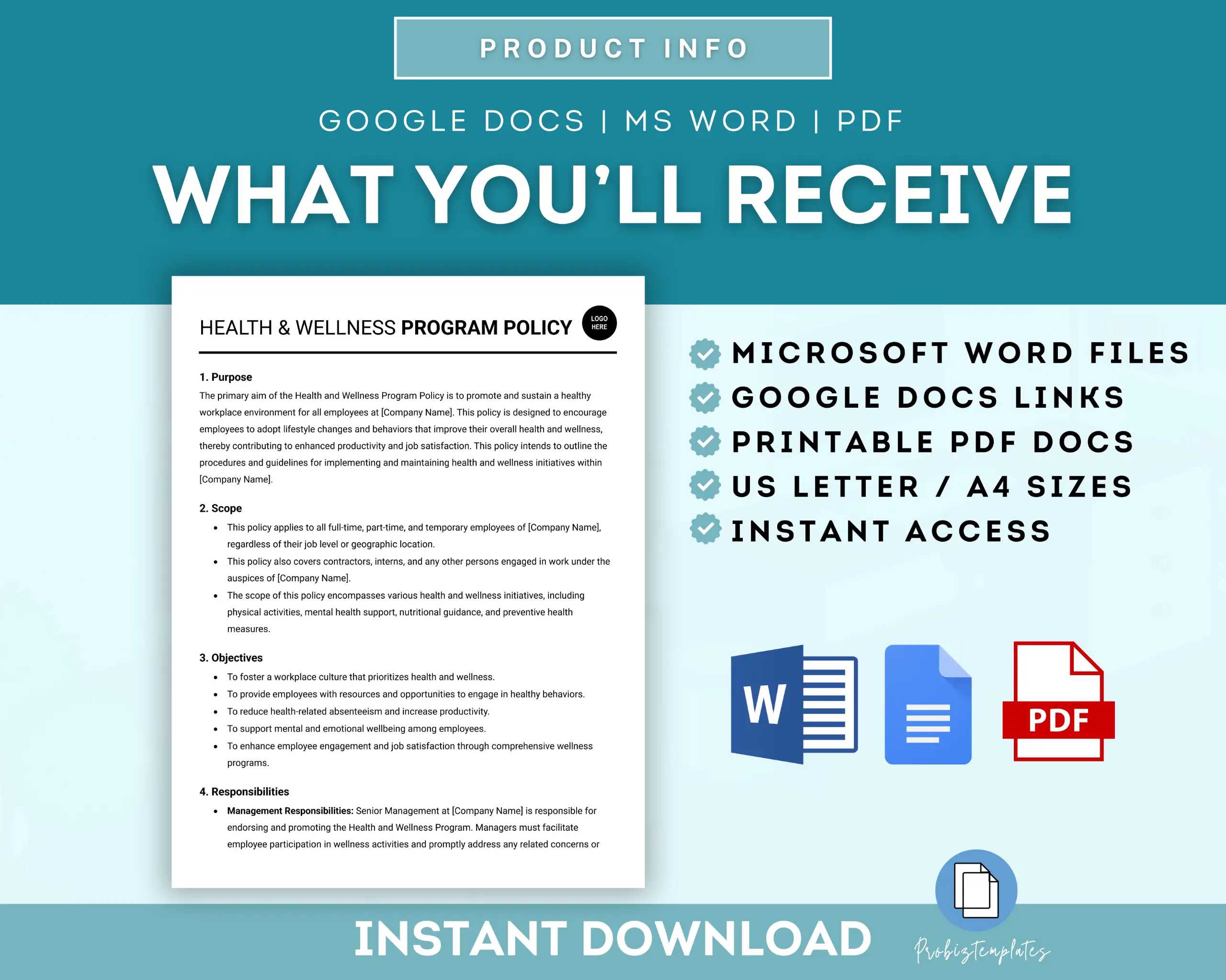 Health And Wellness Program Policy Template - Image 6