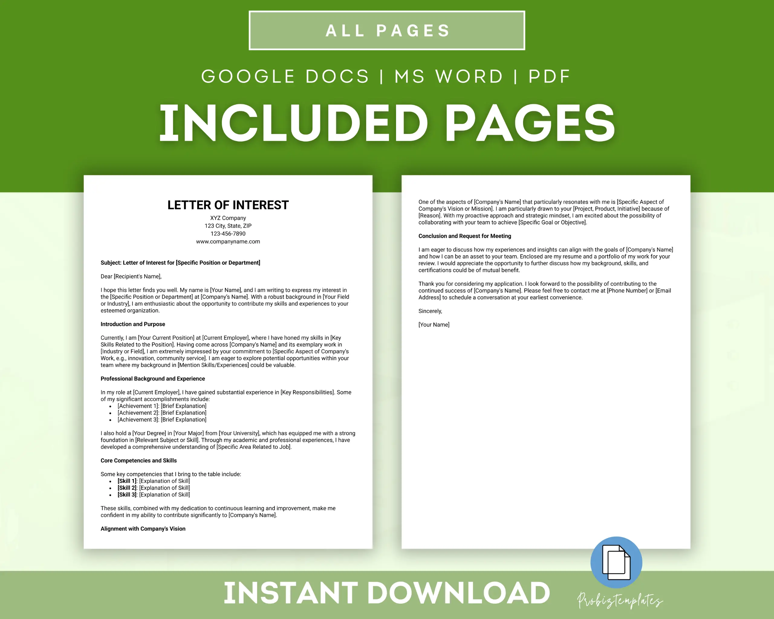 Letter Of Interest Template - Image 2