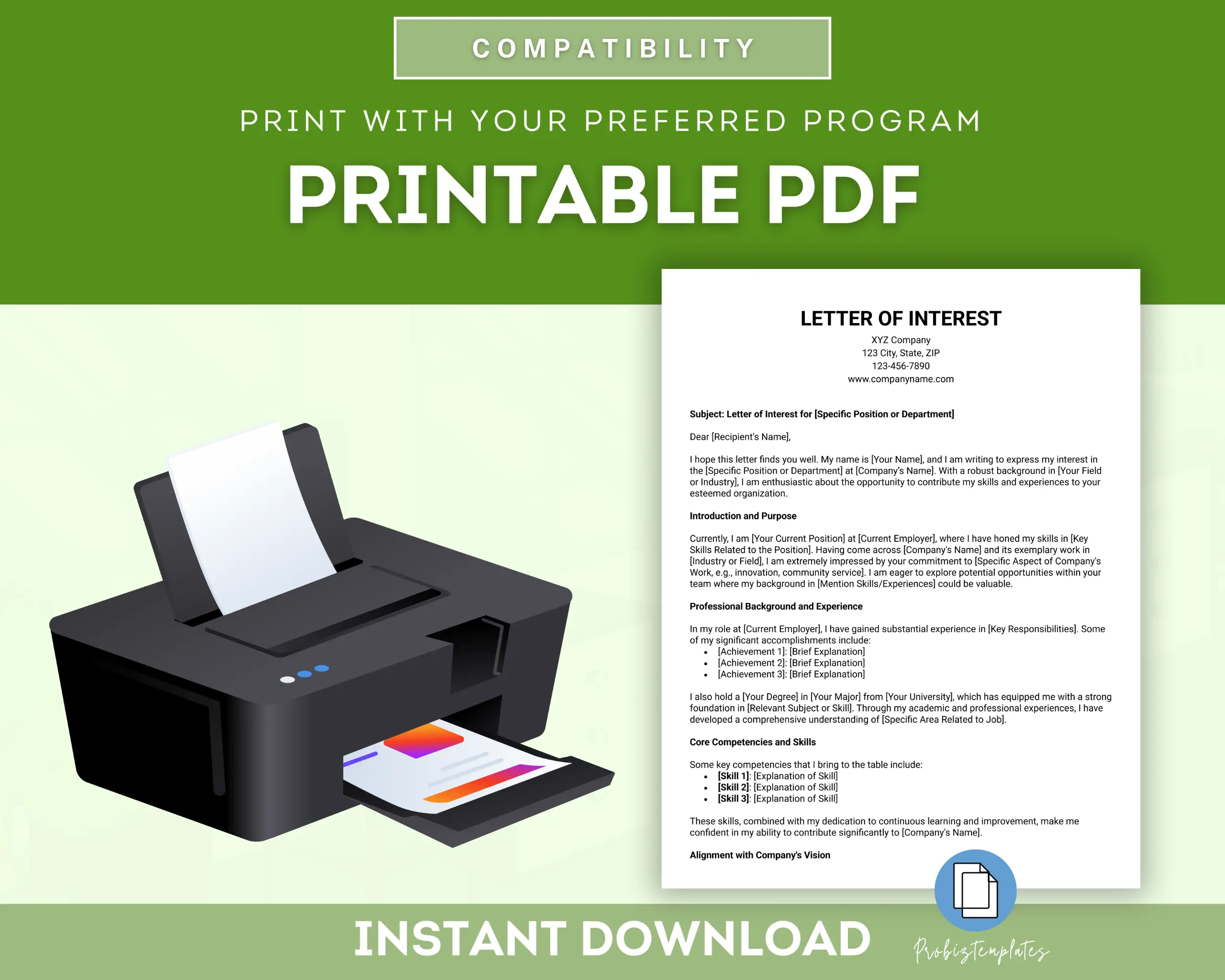 Letter Of Interest Template - Image 5