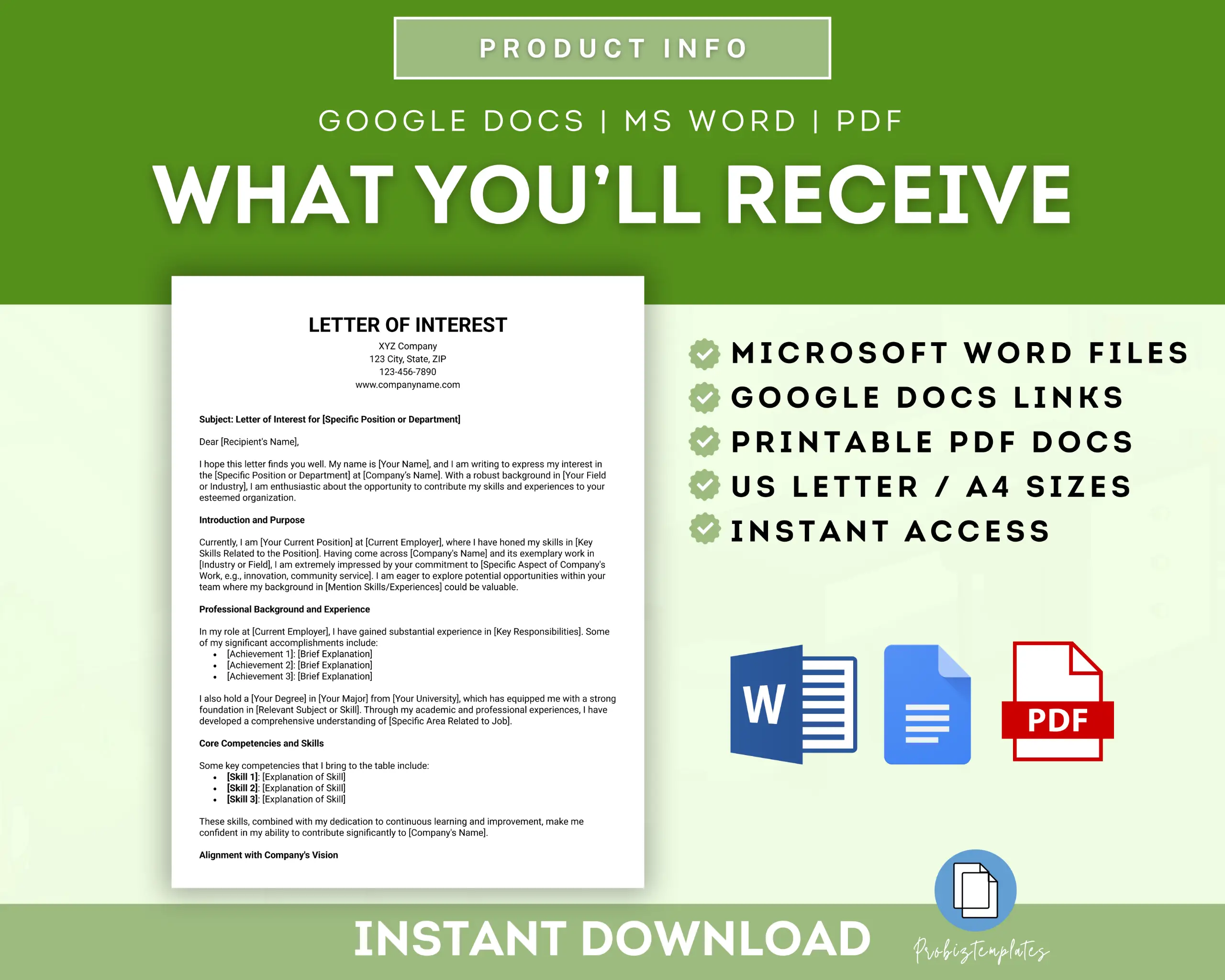 Letter Of Interest Template - Image 6